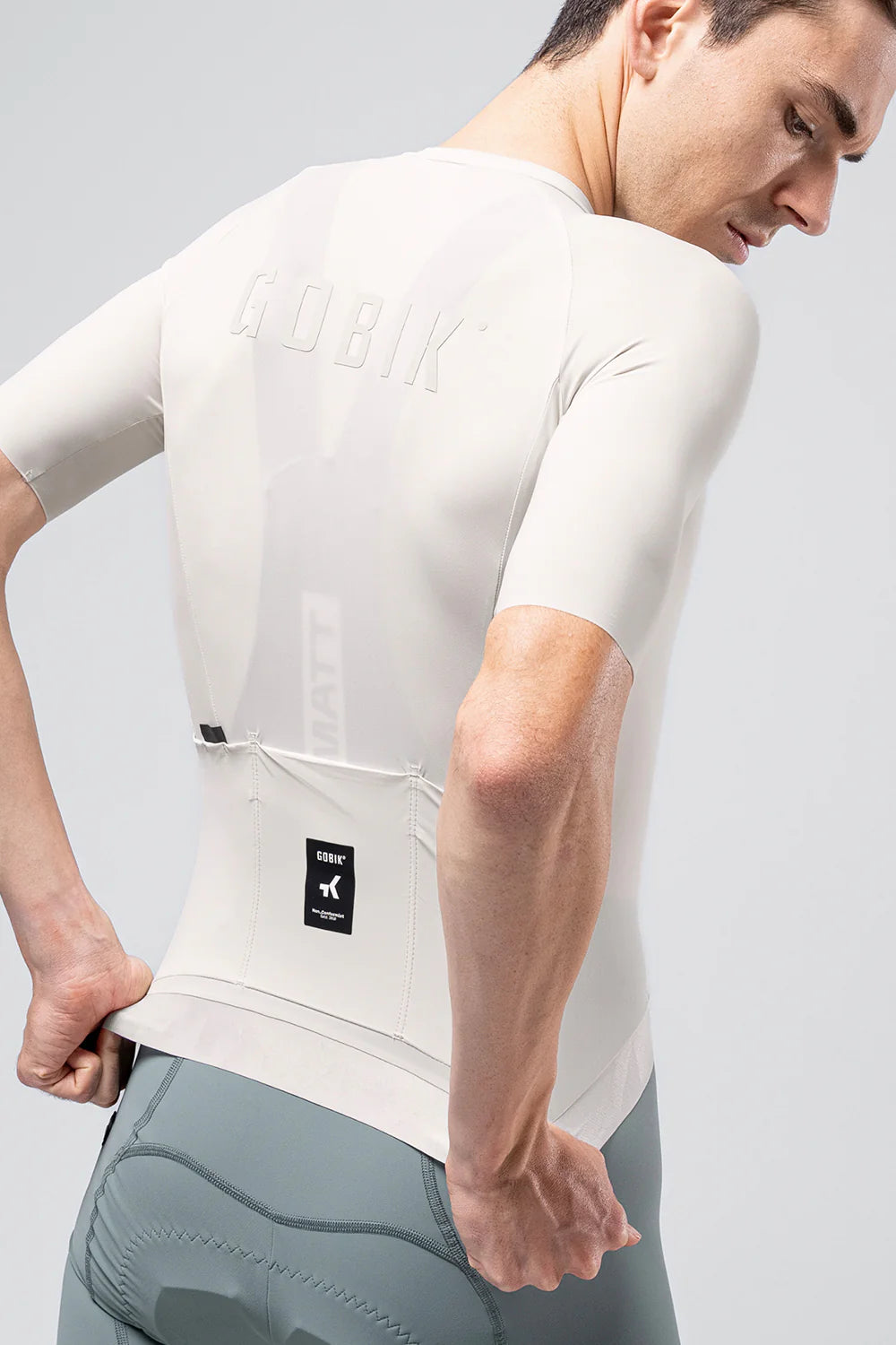 Gobik Maillot Manga Corta Cx Solid Unisex Argonite