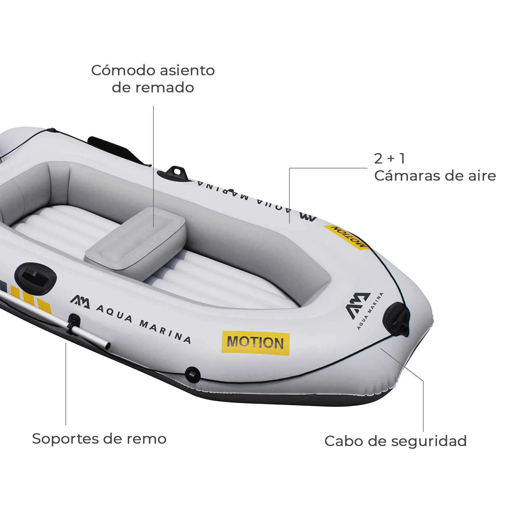 Bote Inflable Aqua Marina Motion con Motor Eléctrico