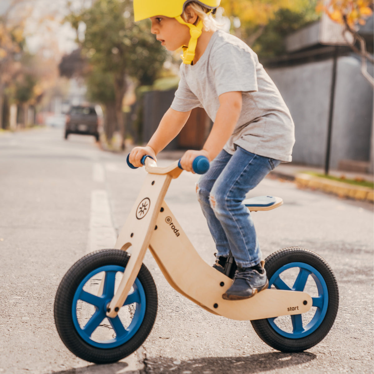 Bicicleta de Equilibrio de Madera para Niños Roda Start - vista 4