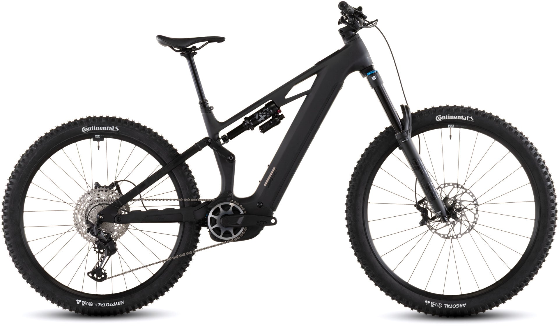 Bicicleta Eléctrica Cube Stereo Hybrid ONE77 HPC SLX 800 Blackline