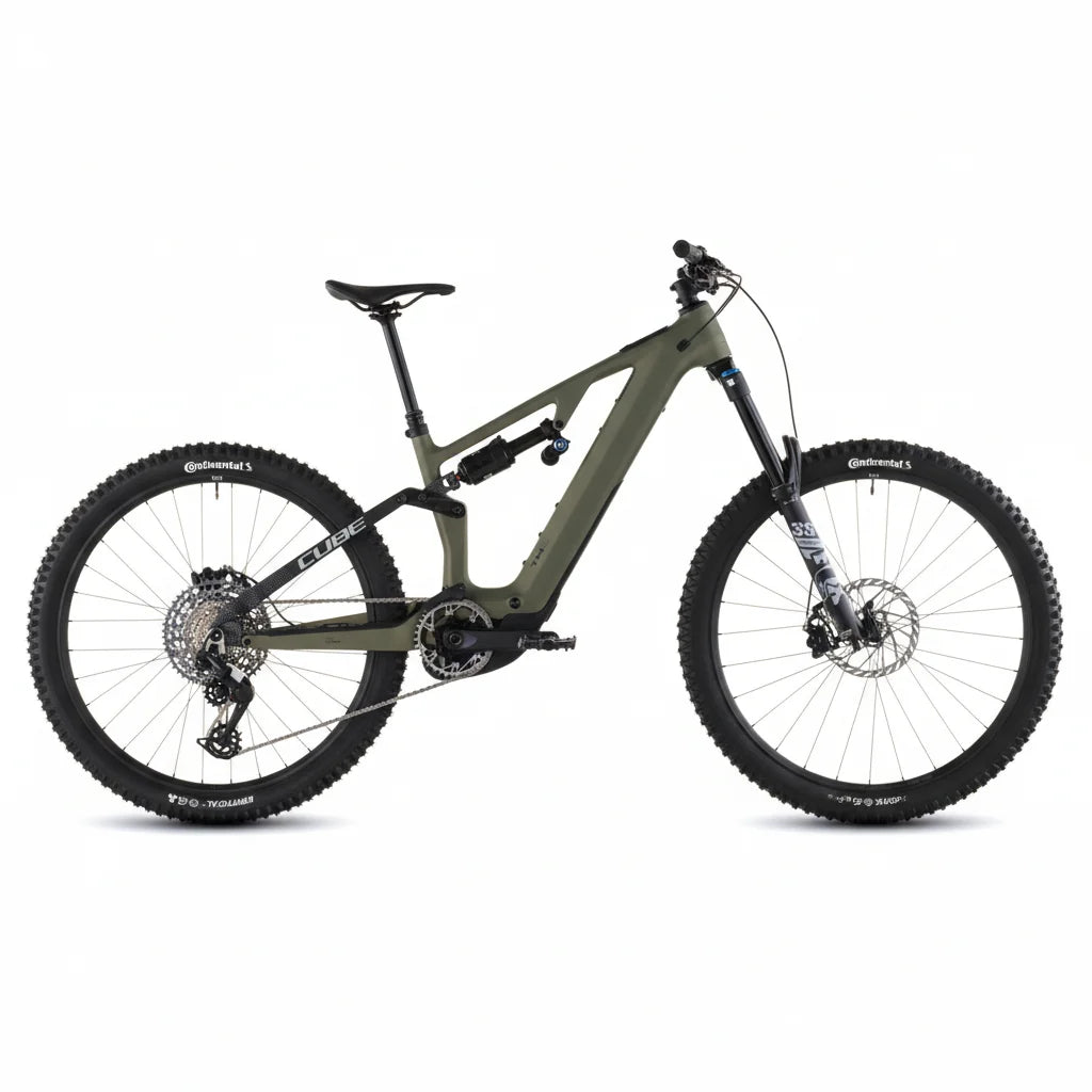 Bicicleta Eléctrica Cube AMS Hybrid ONE77 C:62 TM 600X Reedgreen´n´Matrix | Preventa - Entrega Septiembre 2026