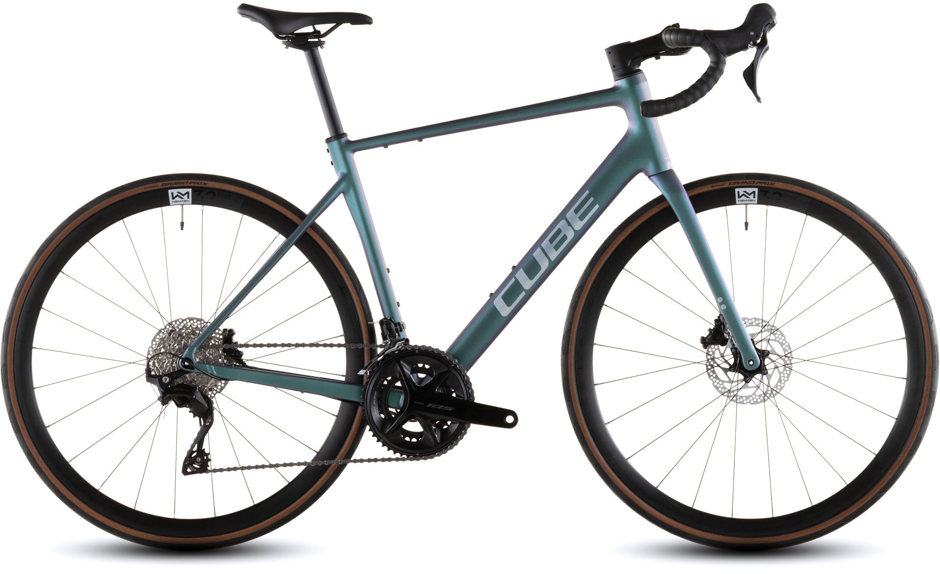 Bicicleta Ruta Cube Attain SLX Smaragdgrey´n´Prism | Preventa - Entrega Julio 2026