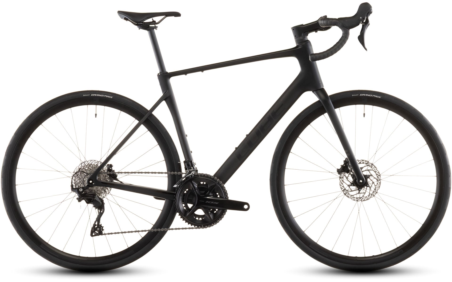 Bicicleta Ruta Cube Attain C:62 Race Blackline