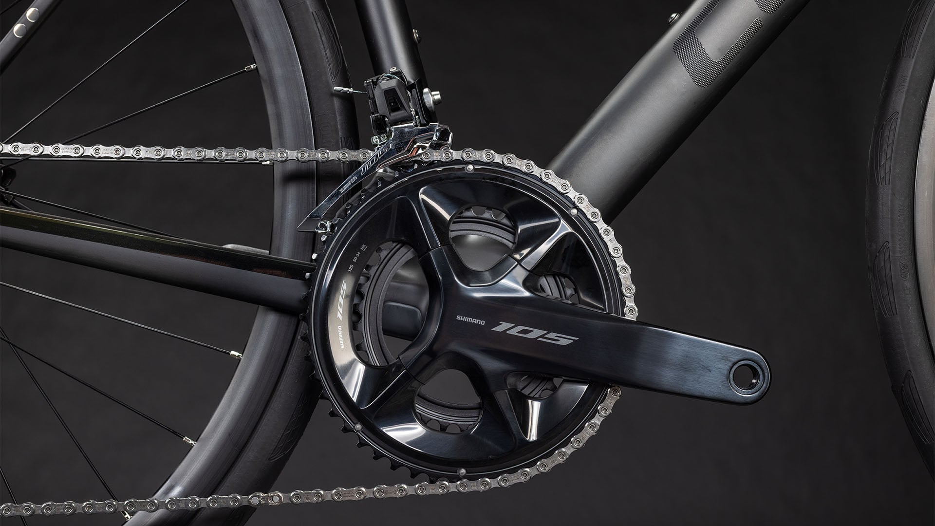 Bicicleta Ruta Cube Attain C:62 Race Blackline