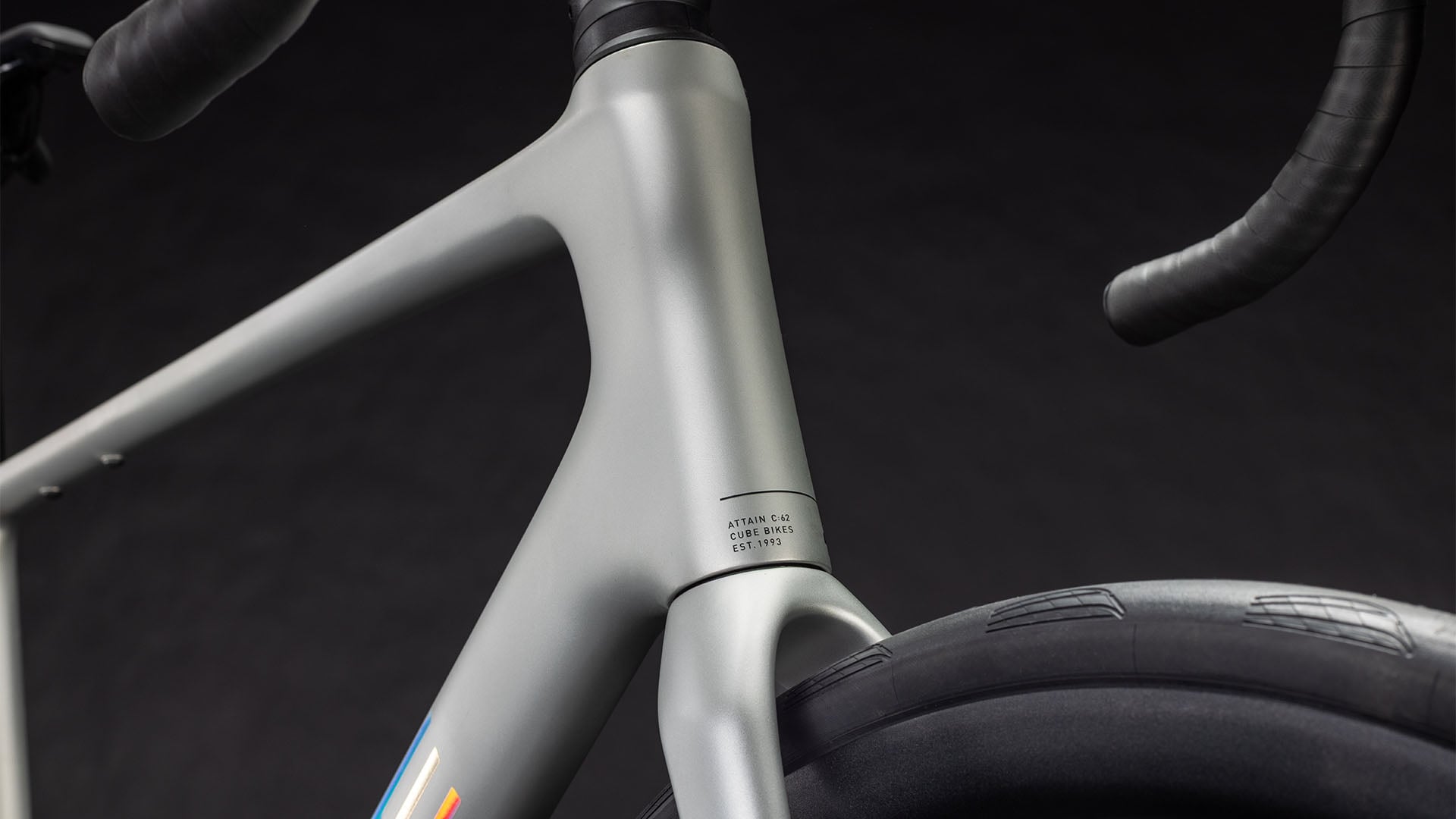 Bicicleta Ruta Cube Attain C:62 SLX Sleekgrey´n´Prism