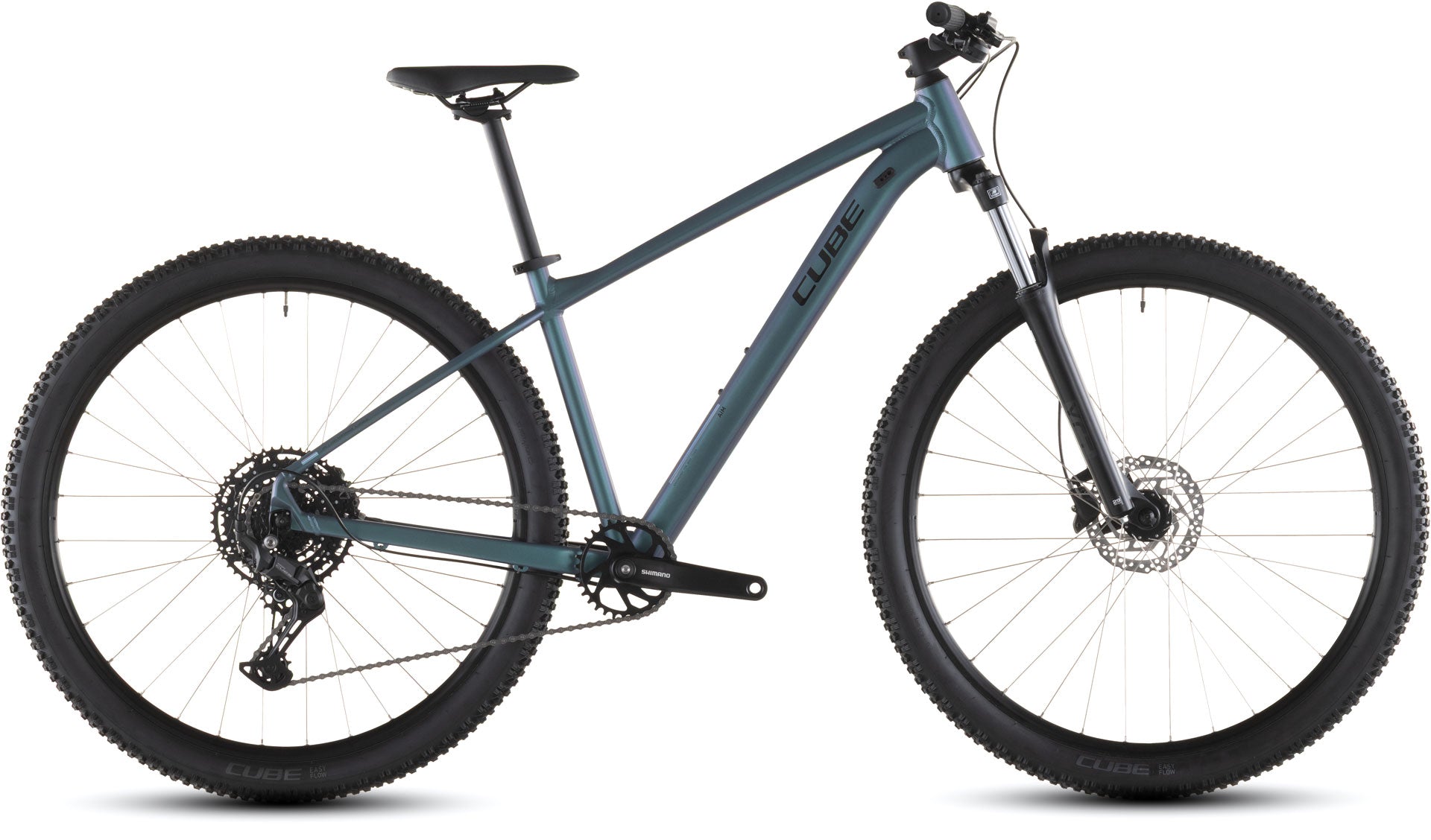 Bicicleta Cube Aim Pro Smaragdgrey´n´Prism