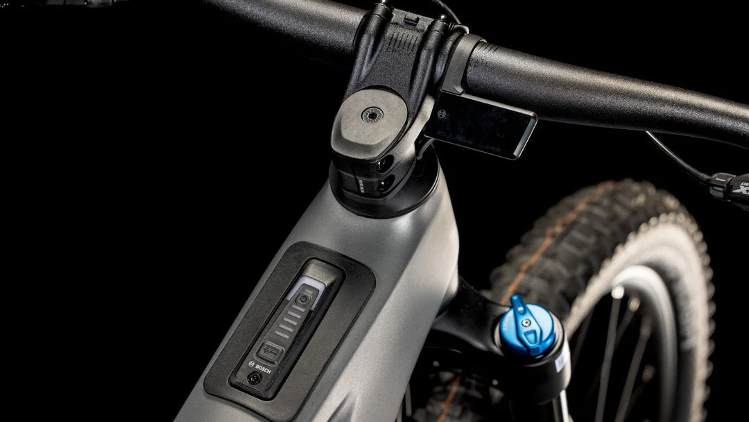 Bicicleta Eléctrica Cube Stereo Hybrid ONE44 HPC SLX 800 Slabgrey´n´Orange