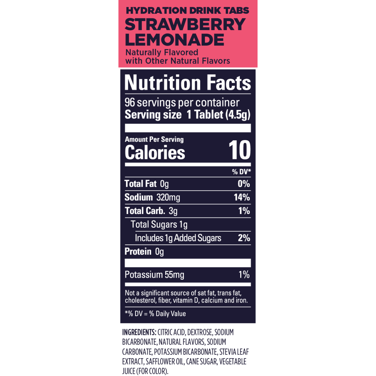 GU Energy Box Hydration Drink Tabs, Strawberry Lemonade - Rideshop