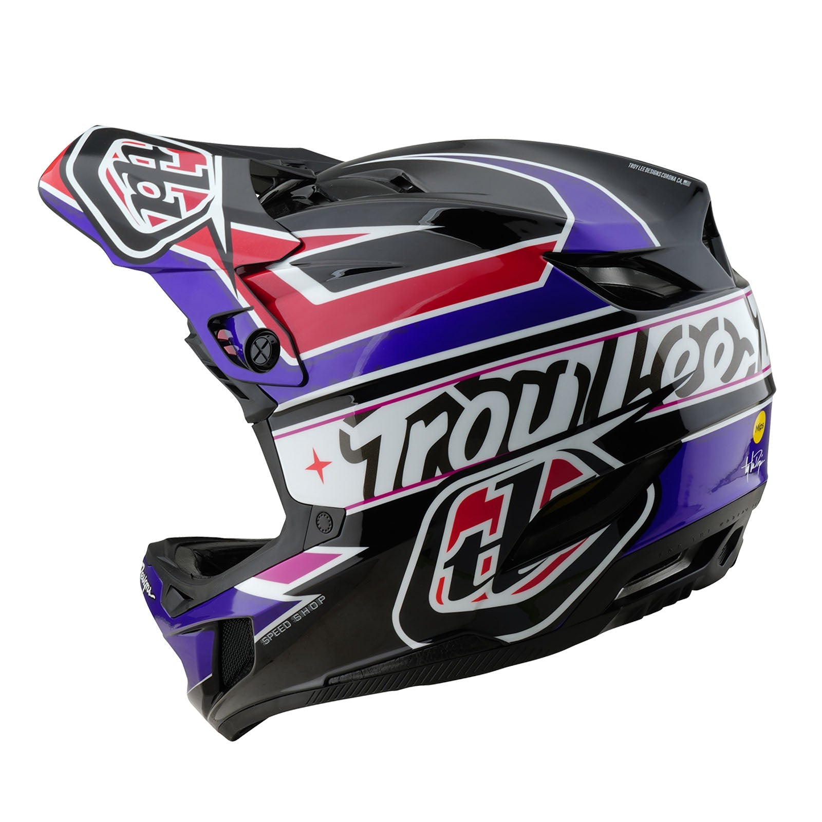 D4 Polyacrylite Helmet Linear Black