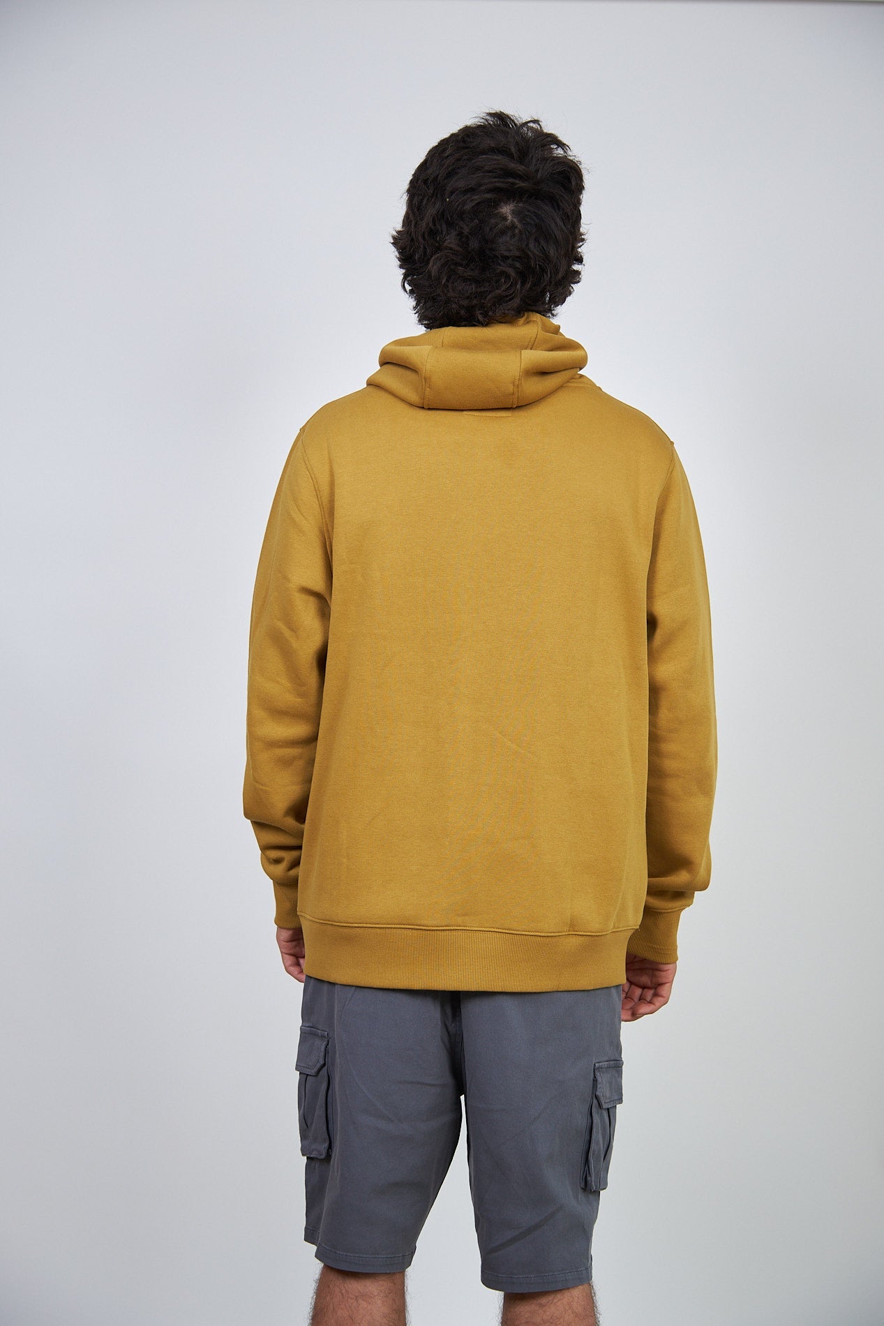 Poleron Café Hombre Con Cierre