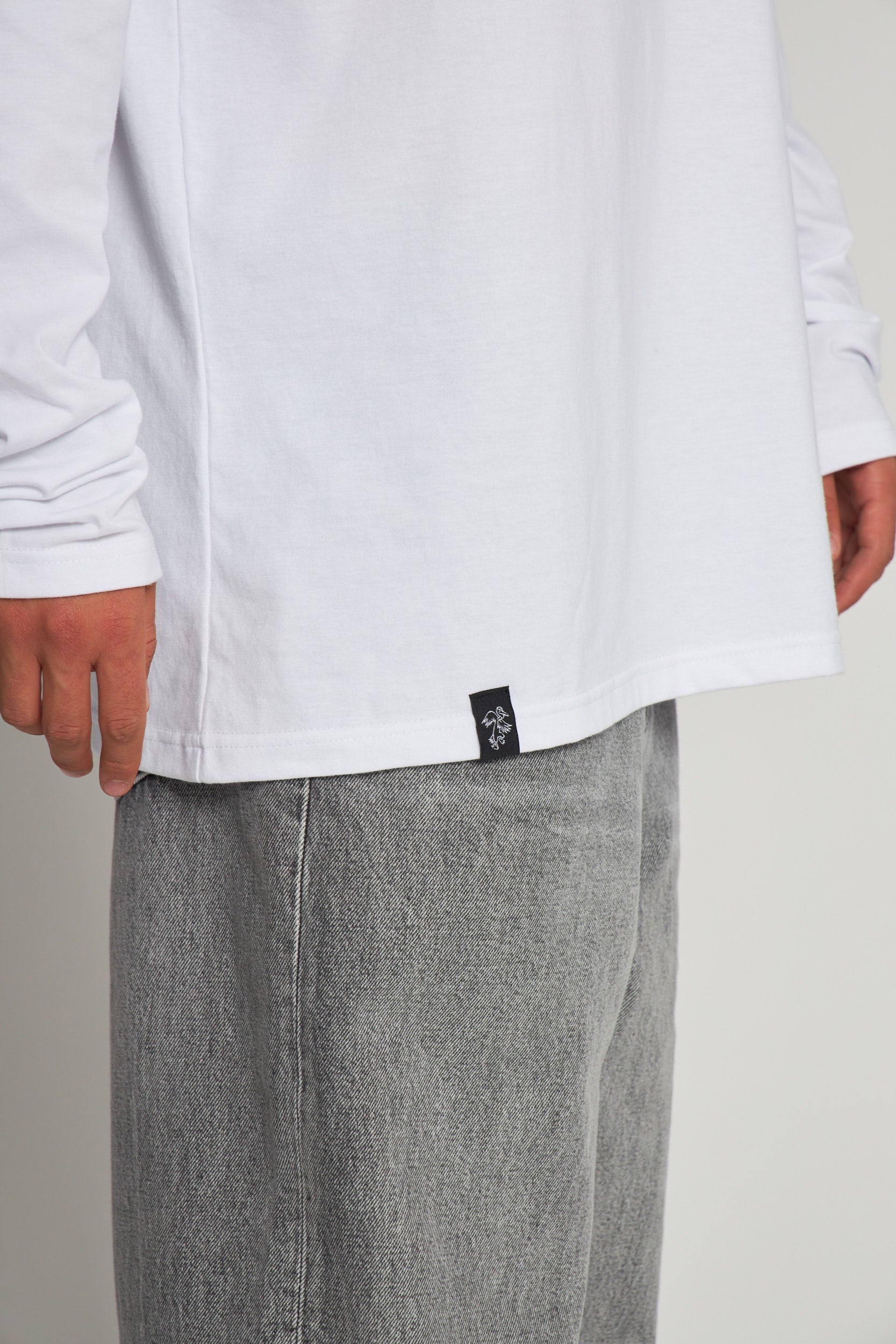 Polera Blanca Manga Larga Company