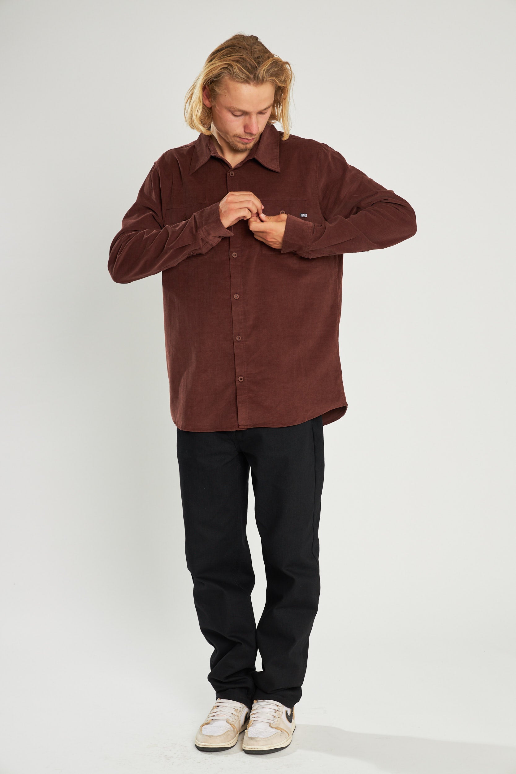 Camisa Cotele Freeman Burdeo