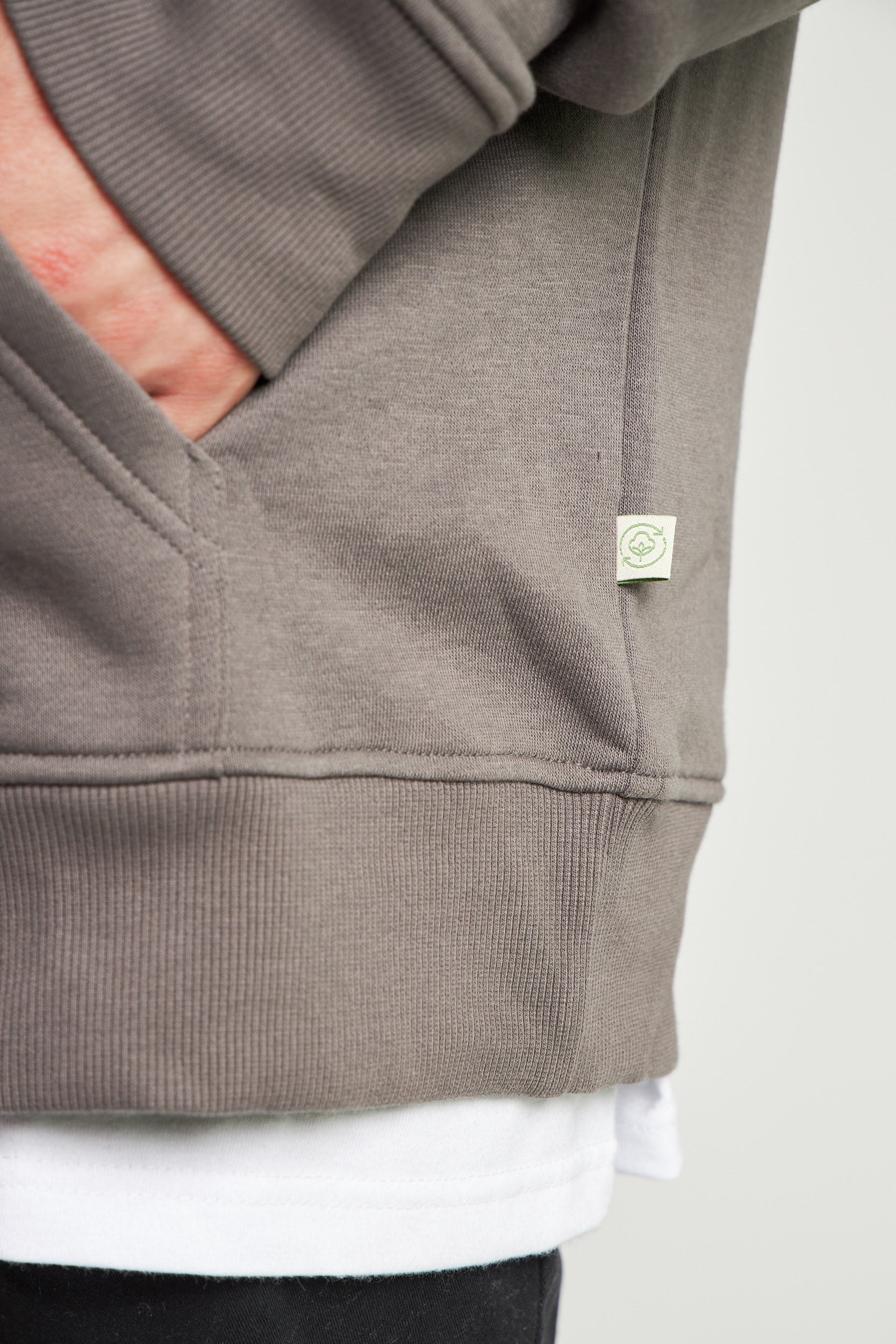 Poleron Hoodie Hombre The Best Gris