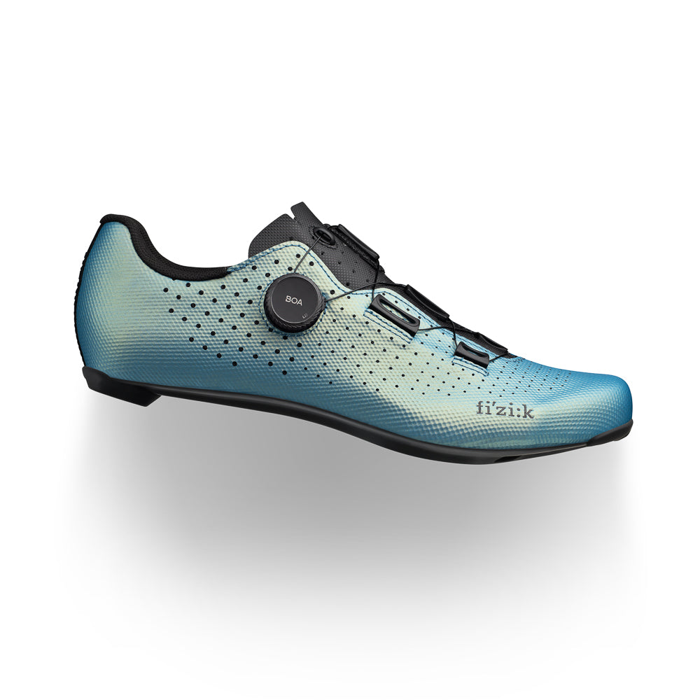Zapatillas de Bicicleta Fizik Tempo Decos Carbon Iridescent Light Blue