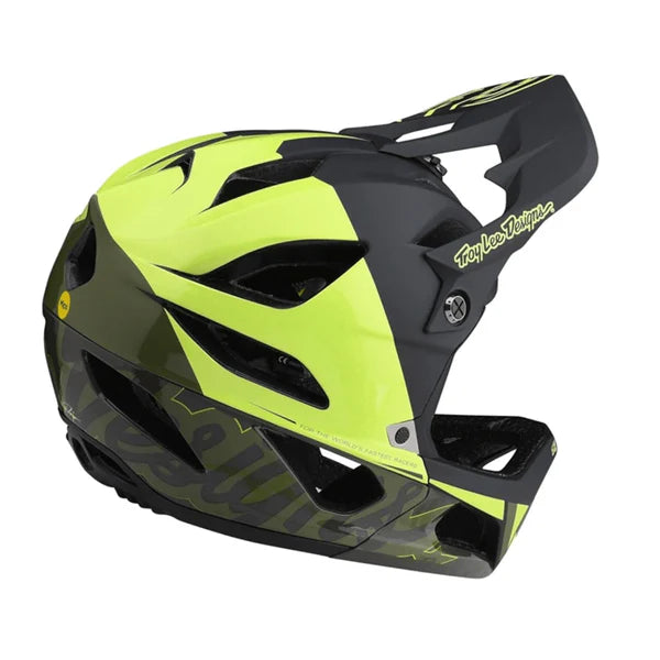 Troy Lee Designs Casco de Bicicleta Stage MIPS Nova glo Black/Yellow 2022