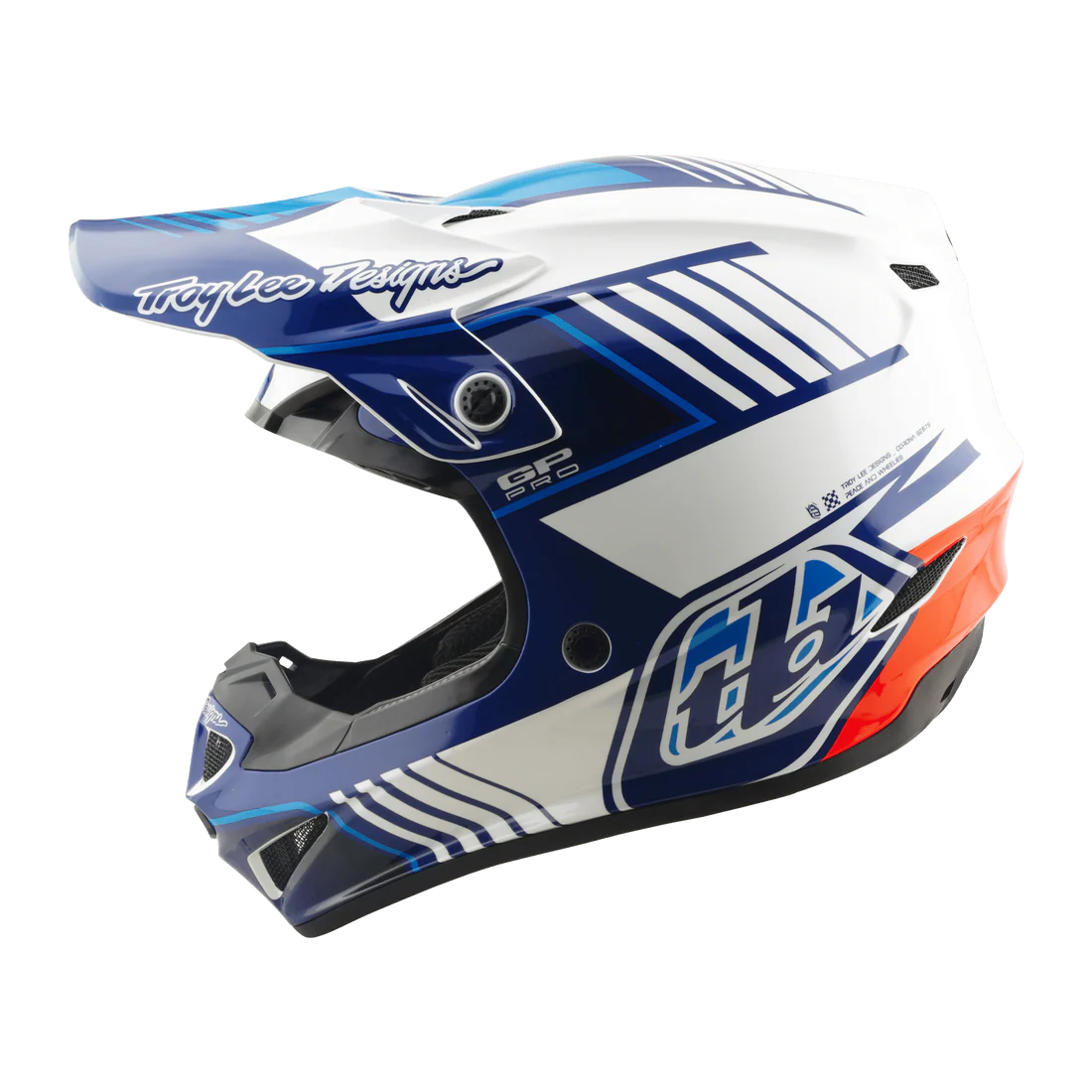 Troy Lee Designs Casco Moto GP Pro Segment Blue