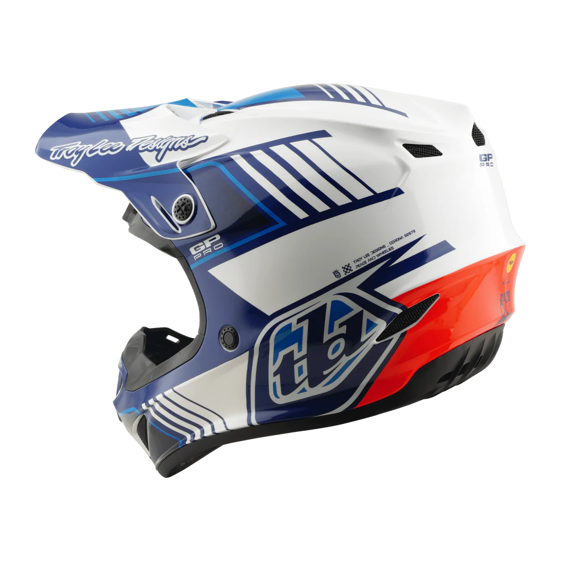 Troy Lee Designs Casco Moto GP Pro Segment Blue