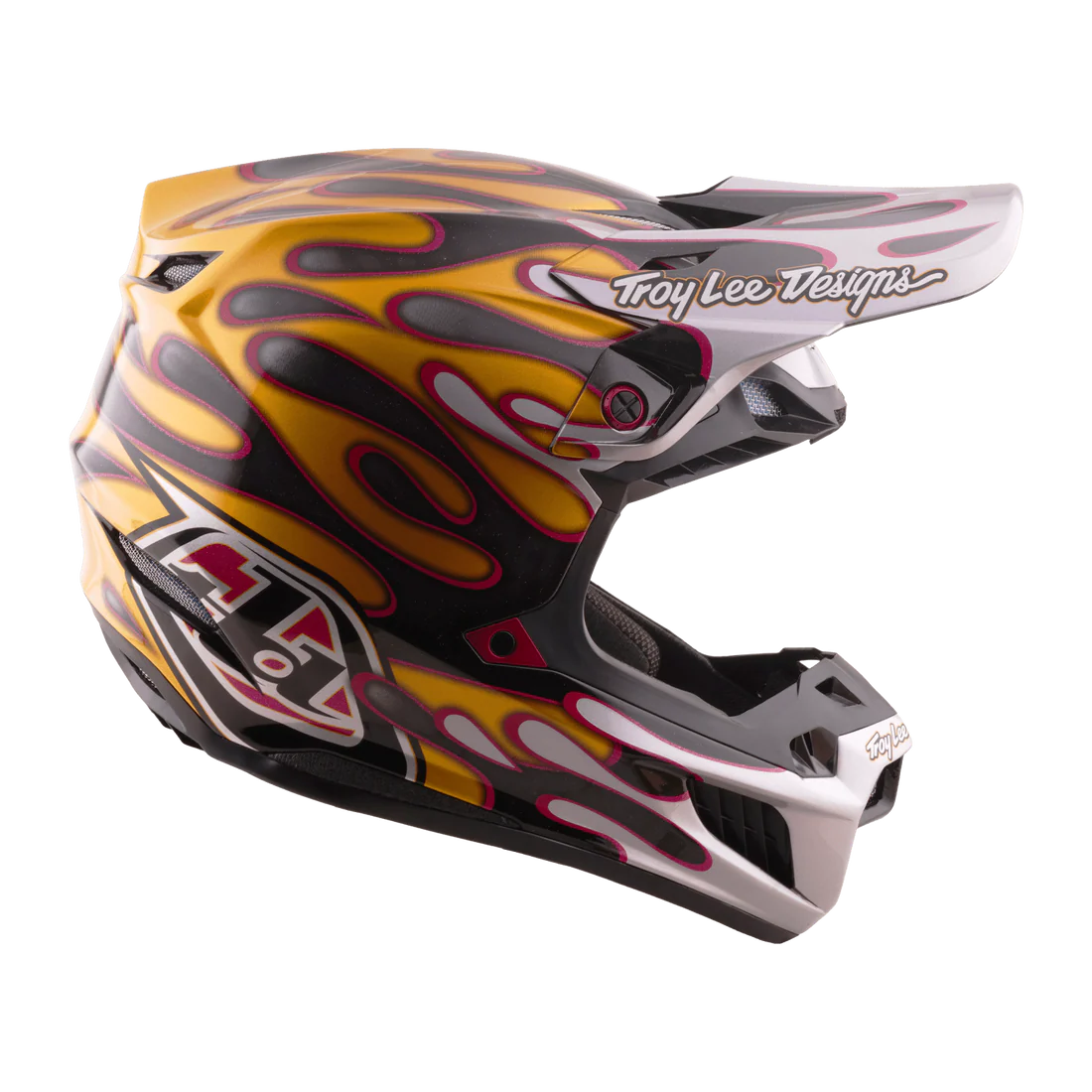 Troy Lee Designs Casco SE5 Carbon Overspray Black / Gold