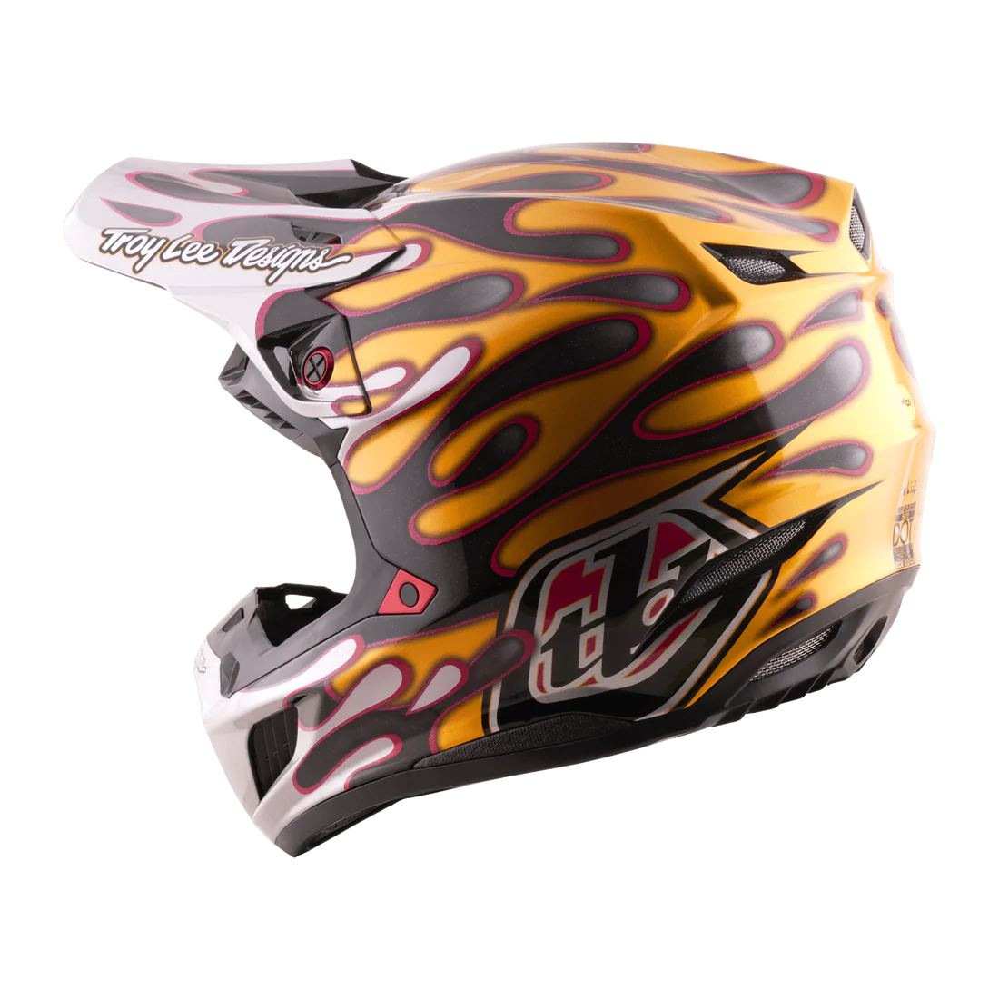 Troy Lee Designs Casco SE5 Carbon Overspray Black / Gold