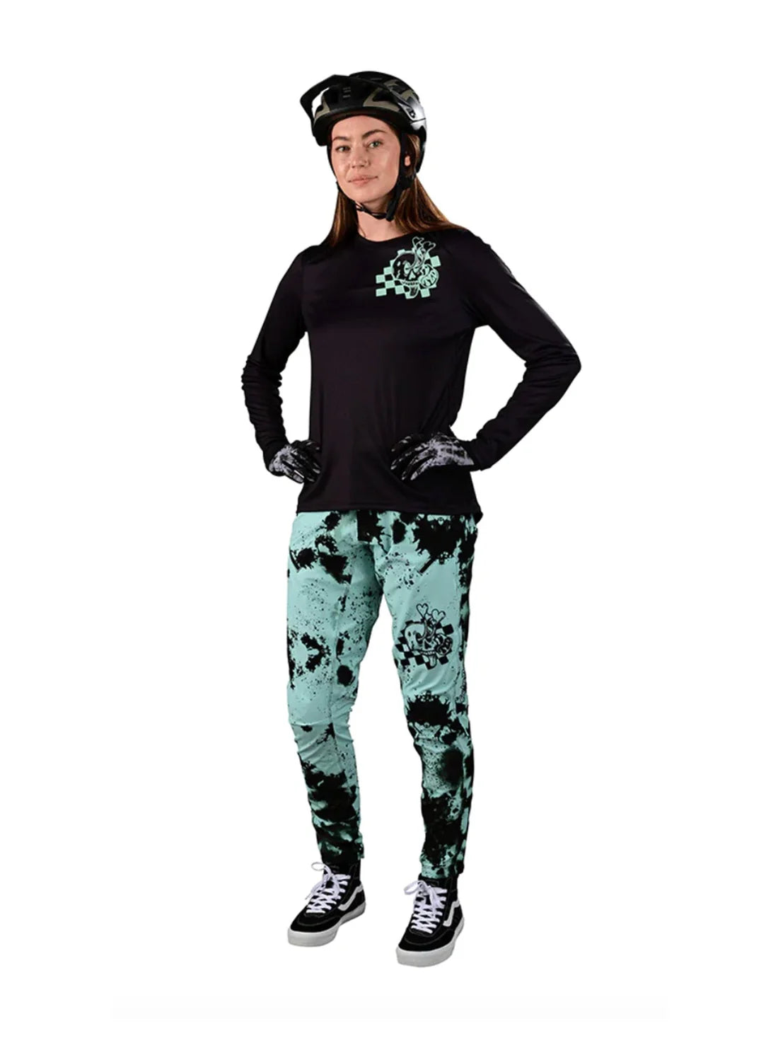 Troy Lee Designs Pantalones De Bicicleta Para Mujer Lilium Micayla Gatto Mist