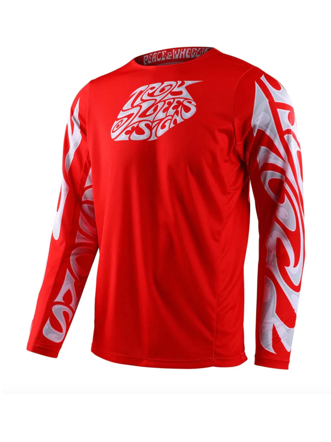 Troy Lee Designs Polera de Moto GP Pro Hazy Friday Rojo / Blanco