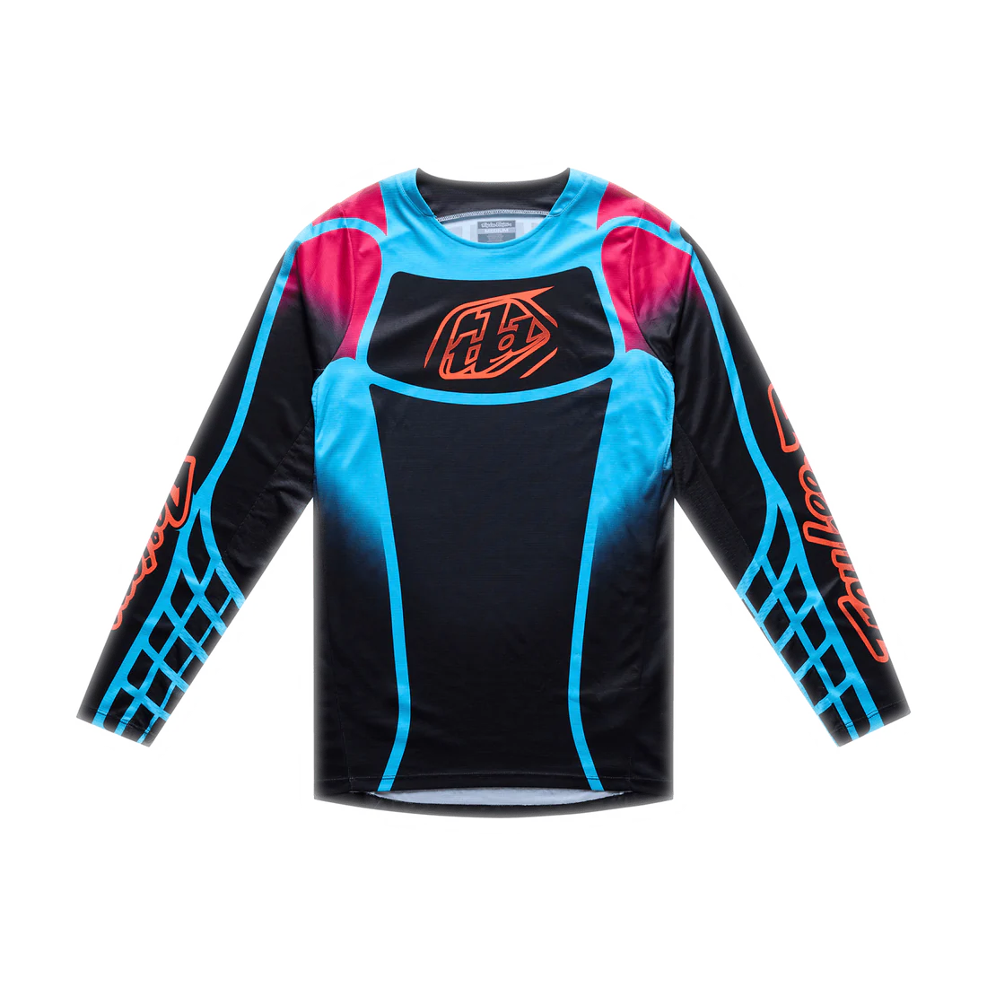Troy Lee Designs Polera de Moto GP Pro Framework Black / Cyan