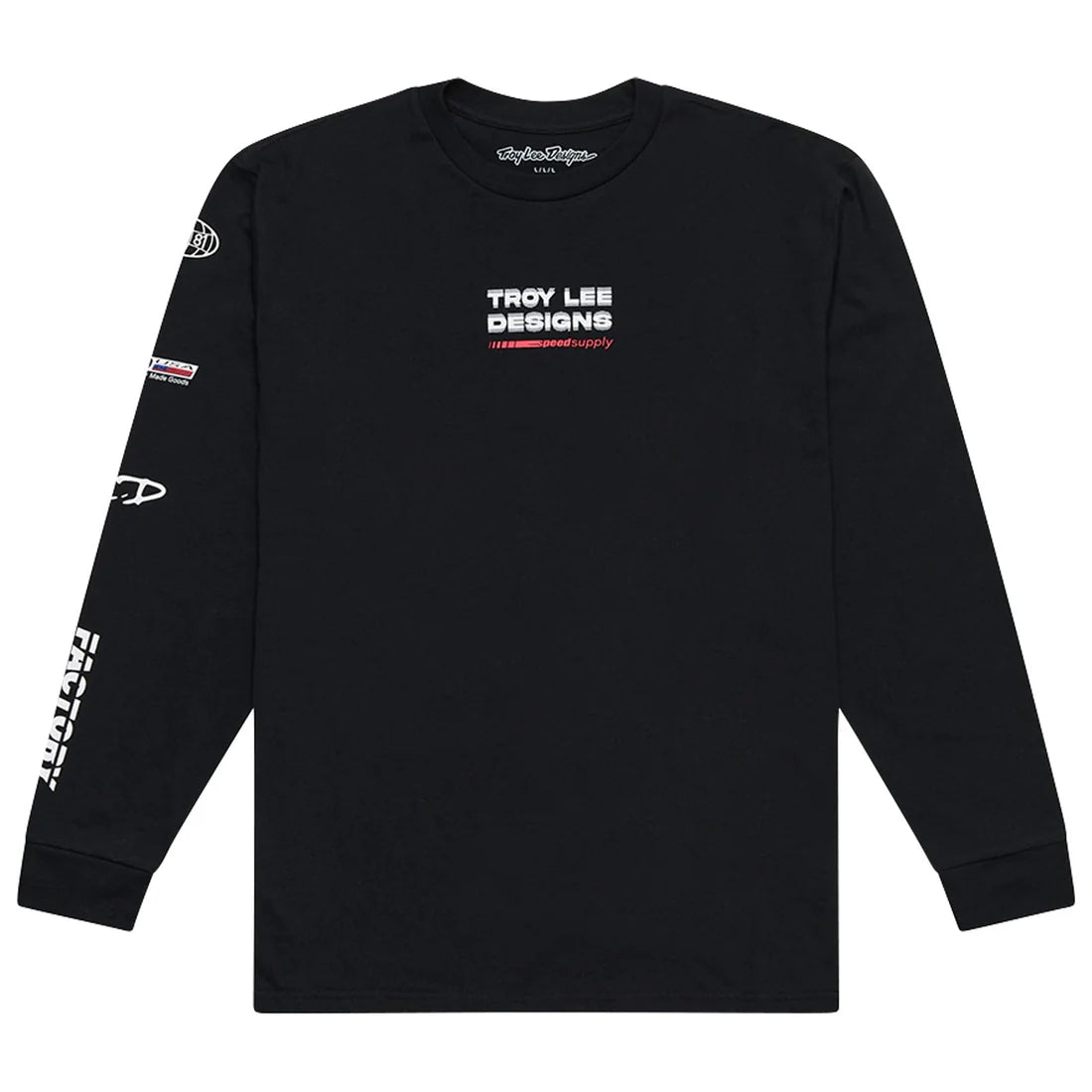 Troy Lee Designs Polera Manga Larga Factory Negra