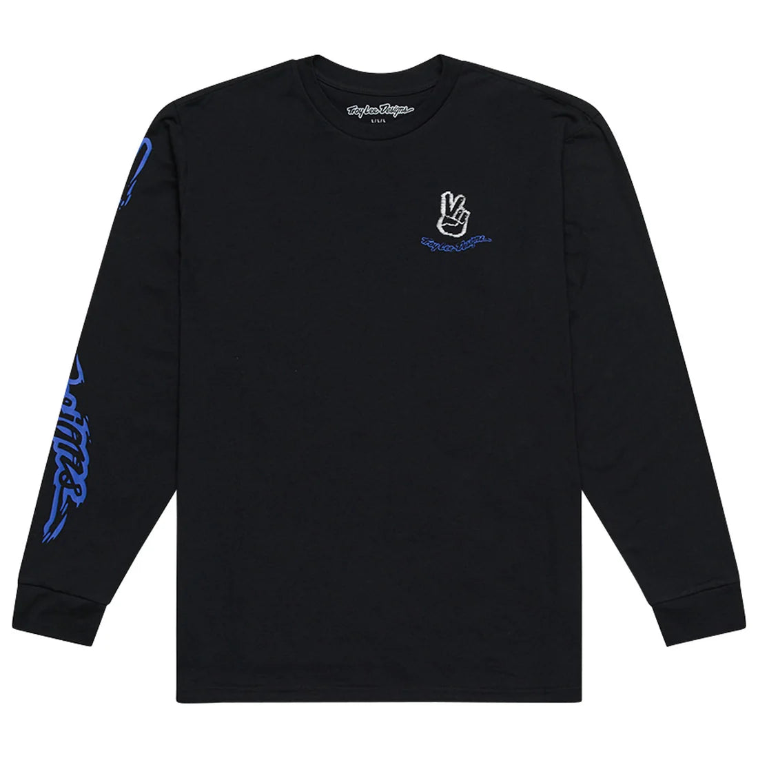 Troy Lee Designs Polera Manga Larga Peace Out Negra