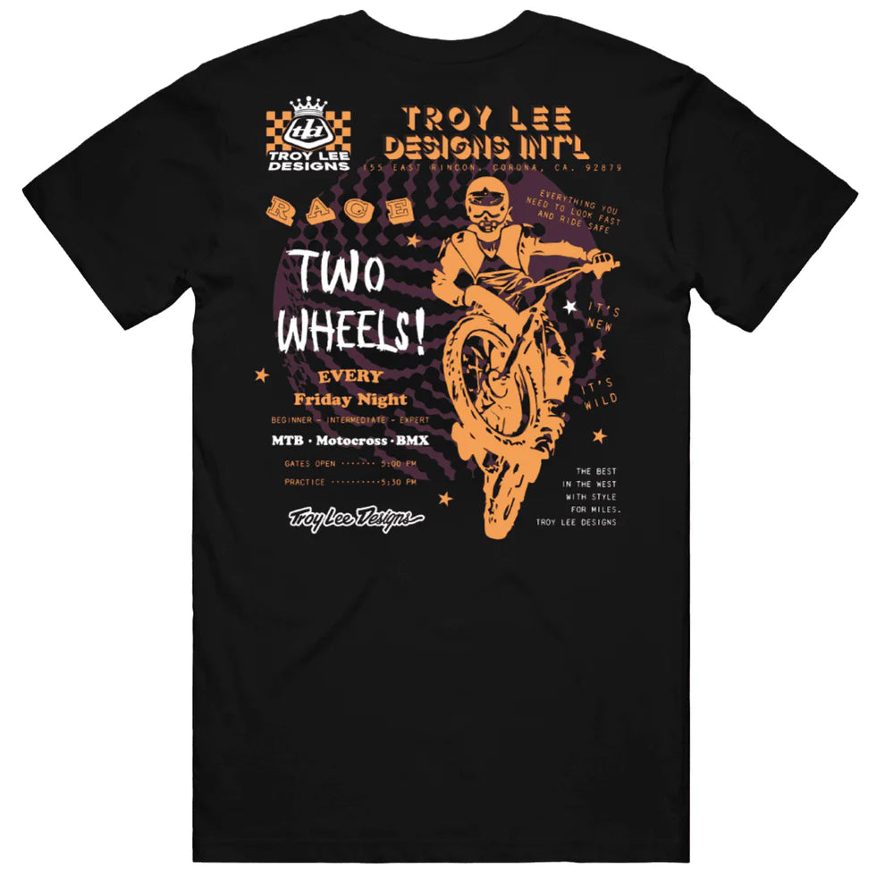 Troy Lee Designs Polera Manga Corta Friday Night Black