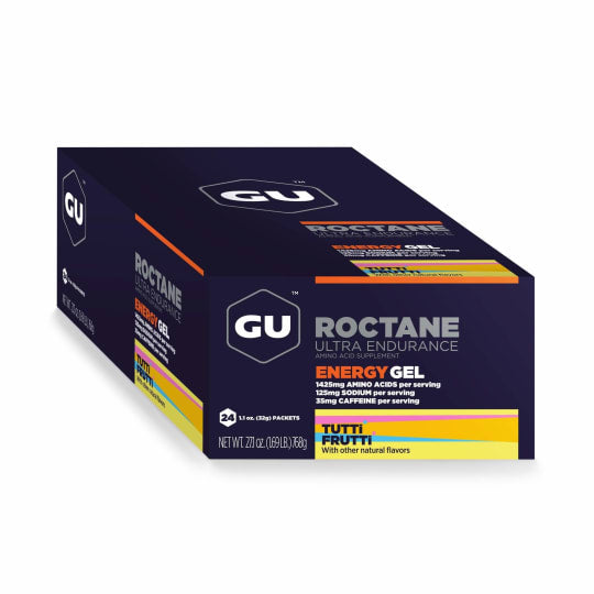 GU Energy Box Roctane Energy Gel, Tutti Frutti - Rideshop