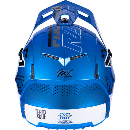 Casco Fxr Clutch Race Div Mx Blue
