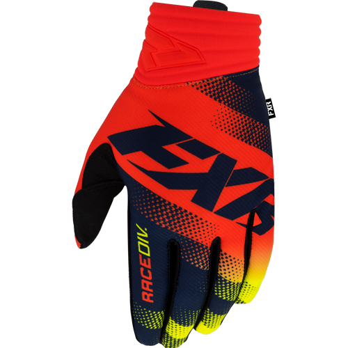 Guante Fxr Prime Mx Midnicht/Hivis/Nuke Red