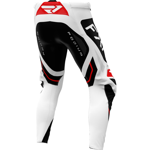 Pantalón Fxr Podium Relay 26 White/Black/Red