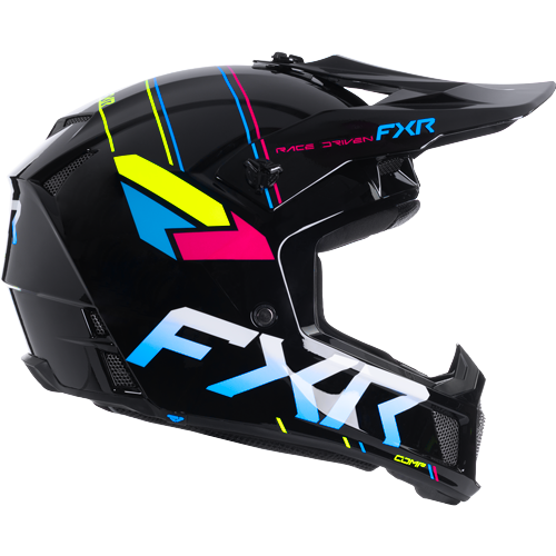 Casco Youth Fxr Clutch Comp Mx Rave