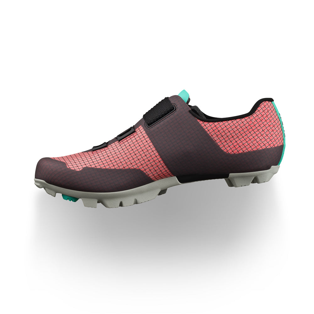 FIZIK Zapatillas de Bicicleta Vento Ferox Carbon | Rojo-Turquesa