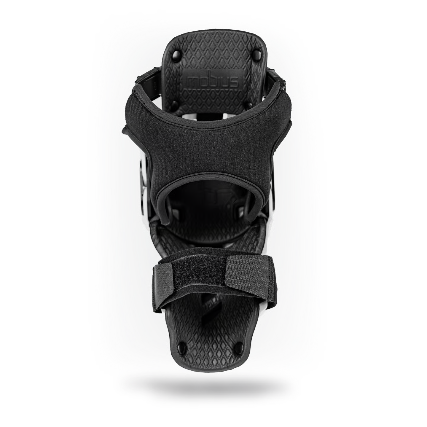 Rodillera Articulada Mobius X8H Hybrid Blanco/Negro - Motocross Enduro MTB