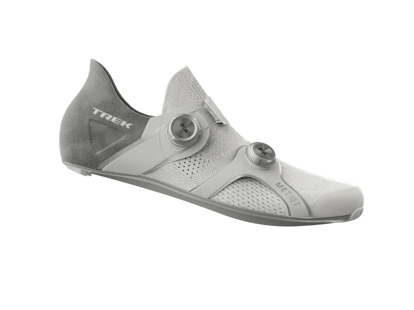 Zapatillas de Ciclismo Unisex Trek RSL Knit Gris/blanco