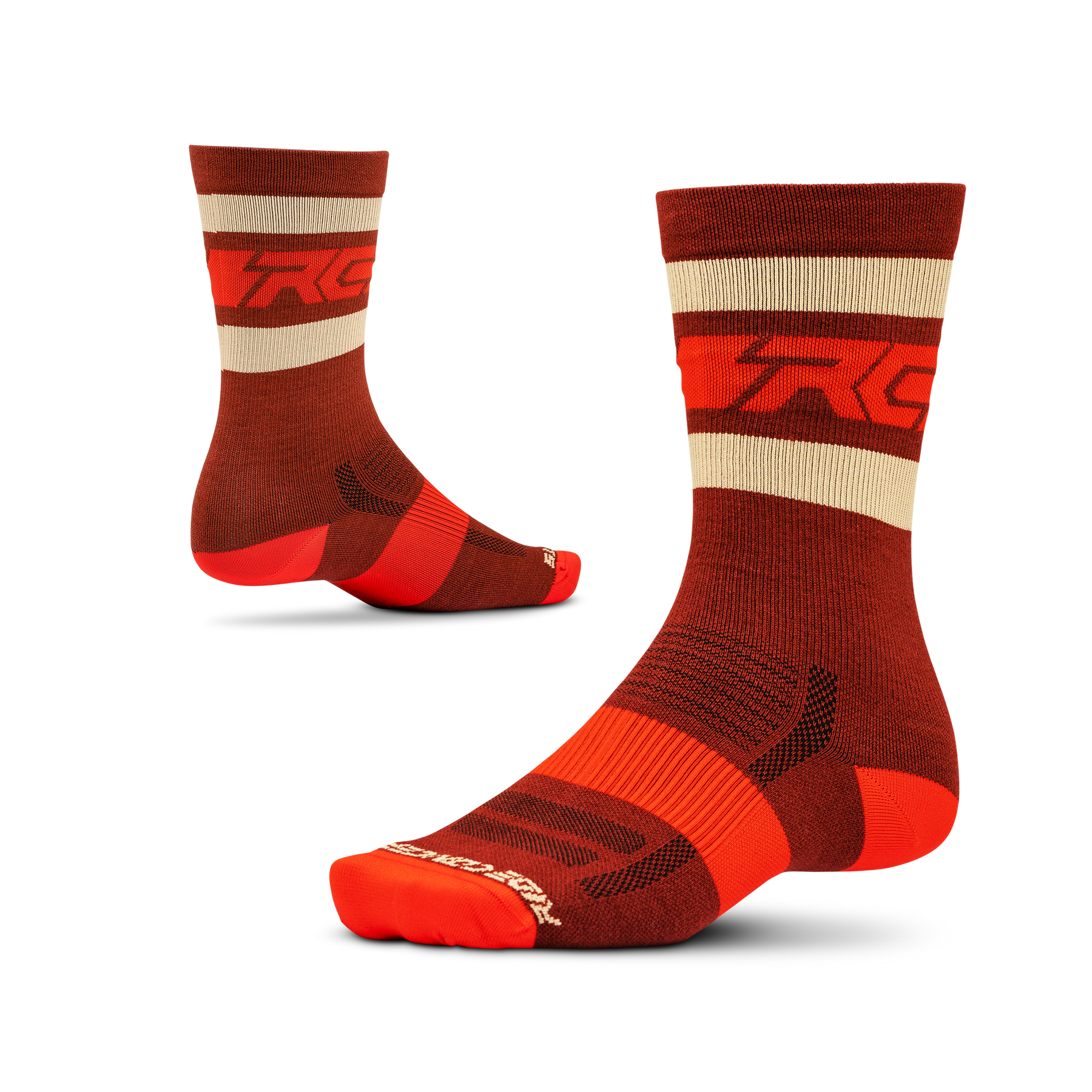 Ride Concepts Calcetines Bike Fifty/Fifty Rojo - Rideshop