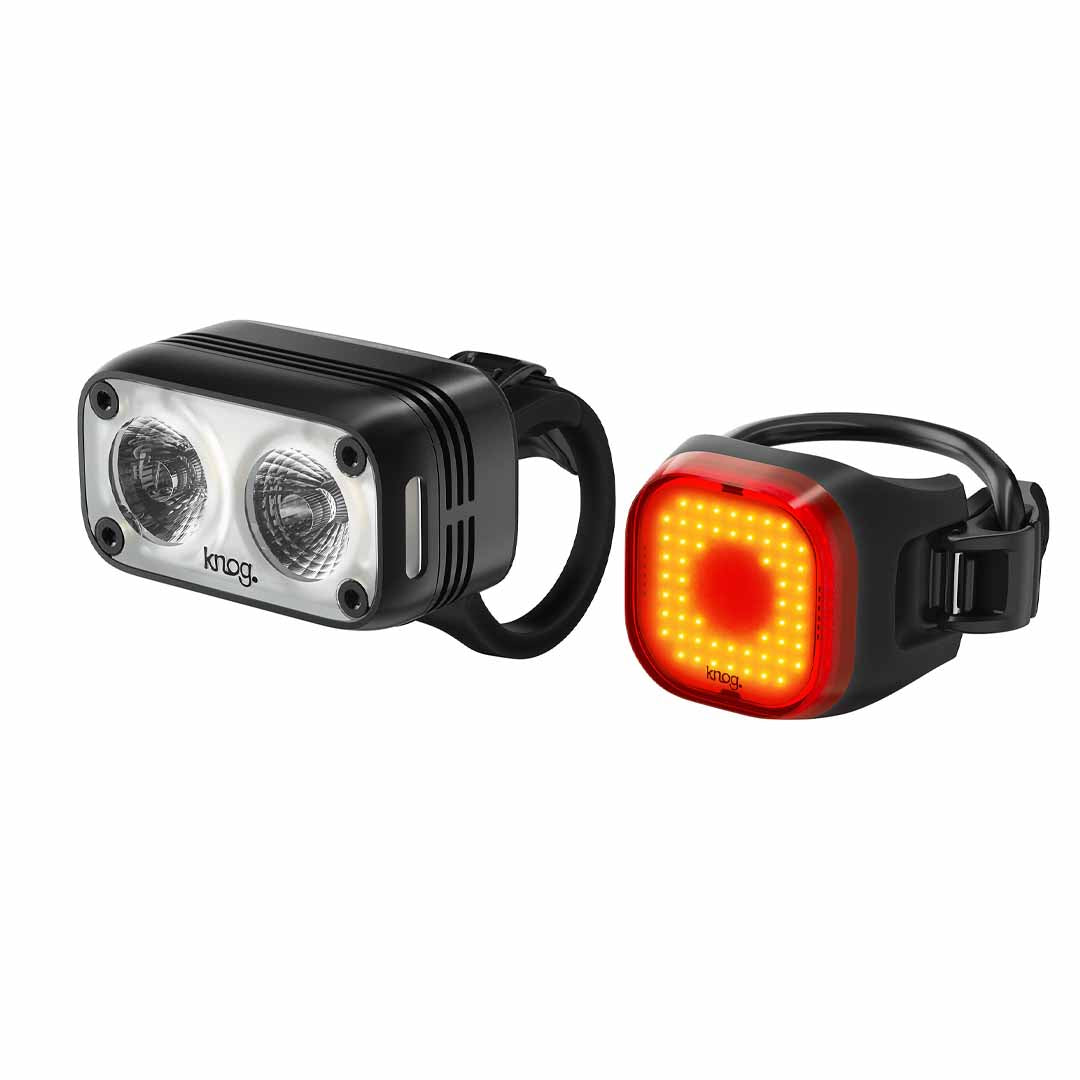 Knog Luz Delantera y Trasera Blinder Road 400 & Mini Square - Rideshop