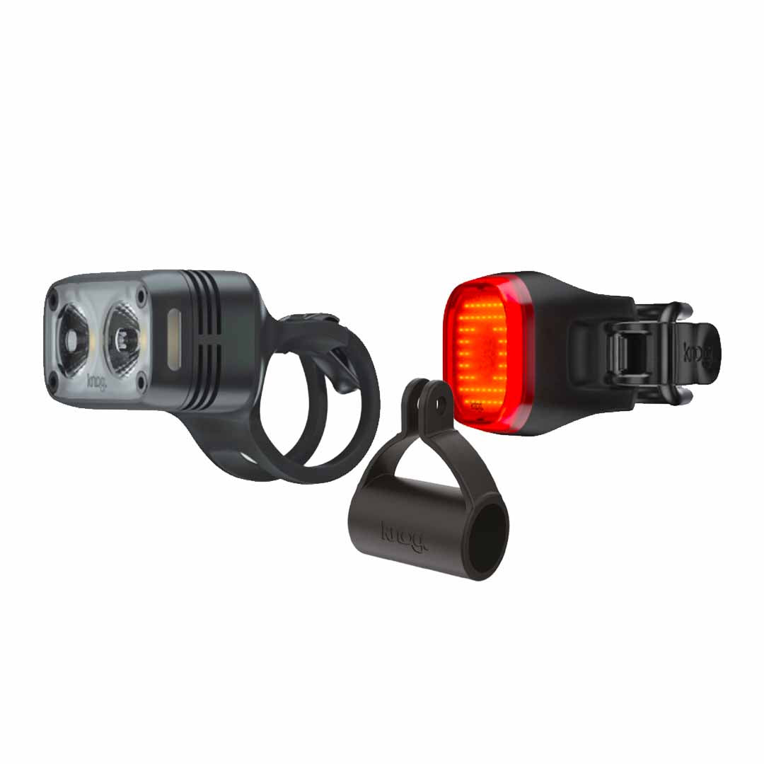 Knog Luz Delantera y Trasera Blinder Road 600 & Mini Square - Rideshop