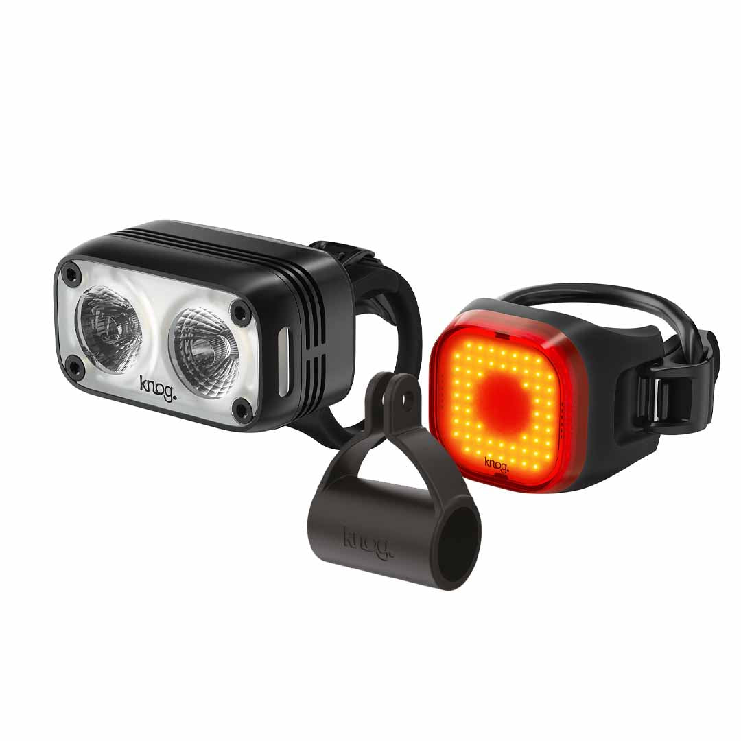 Knog Luz Delantera y Trasera Blinder Road 600 & Mini Square - Rideshop