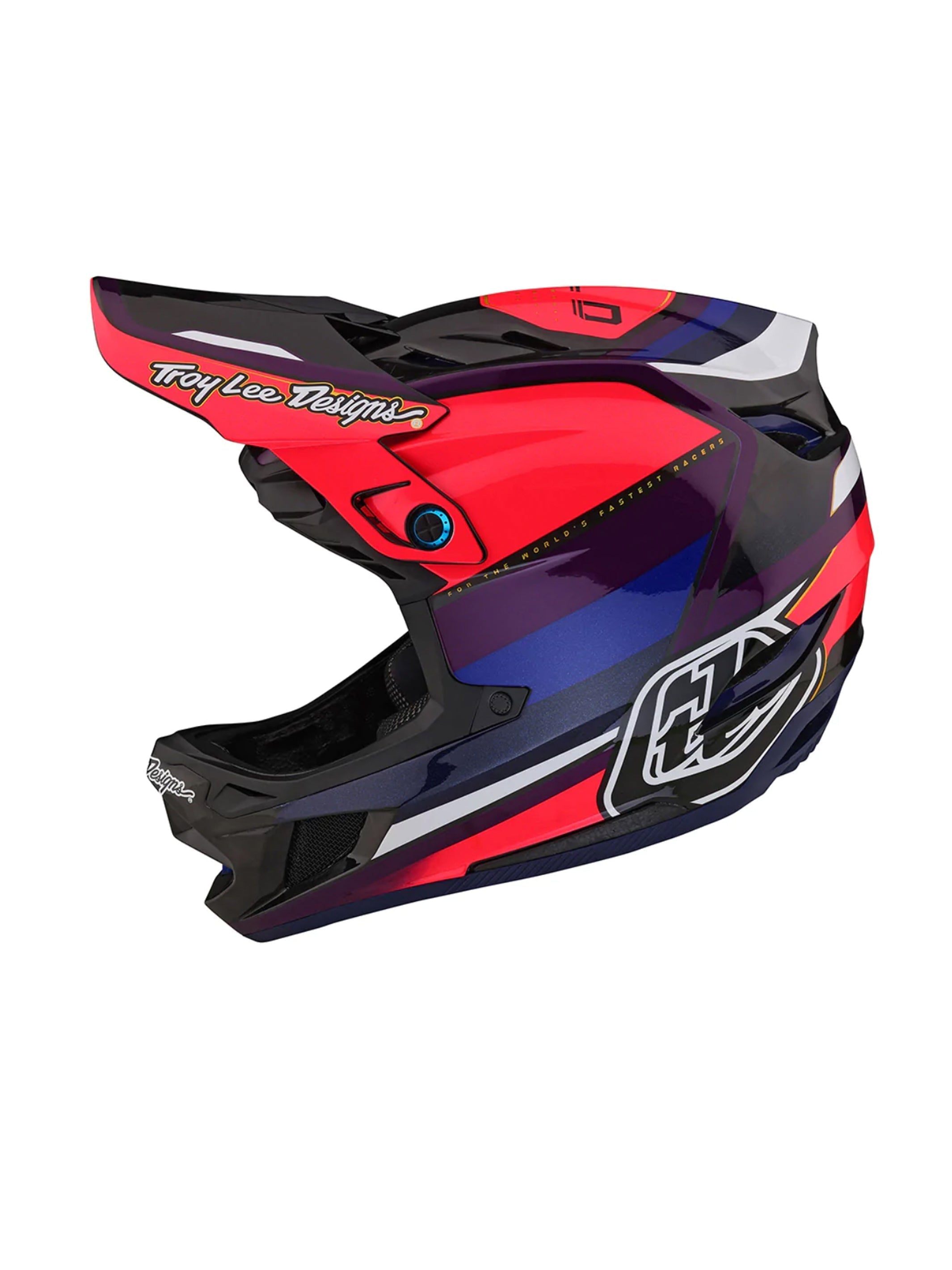Troy Lee Designs Casco de Bicicleta D4 Carbon Reverb Rosado / Morado - Rideshop