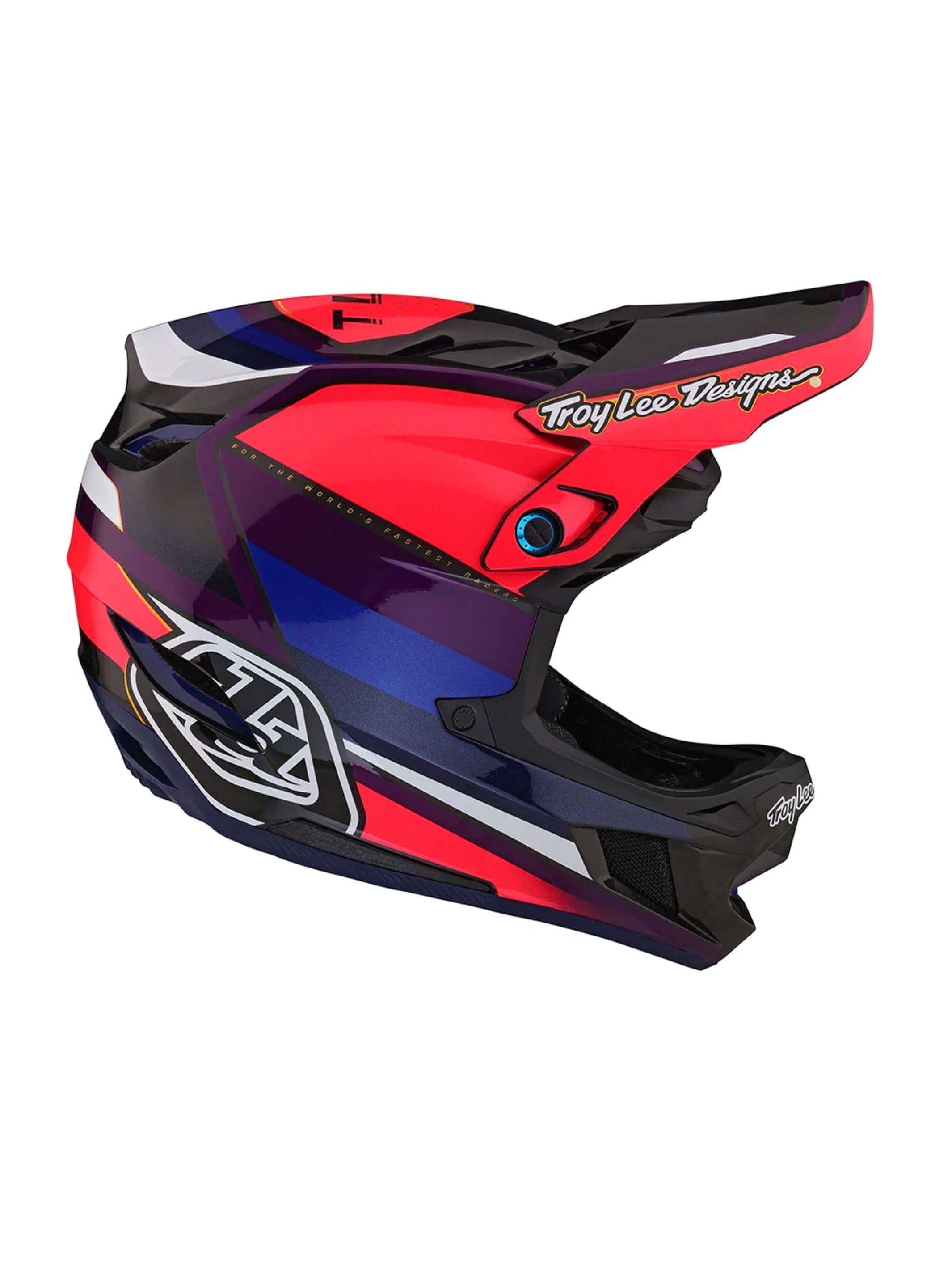 Troy Lee Designs Casco de Bicicleta D4 Carbon Reverb Rosado / Morado - Rideshop