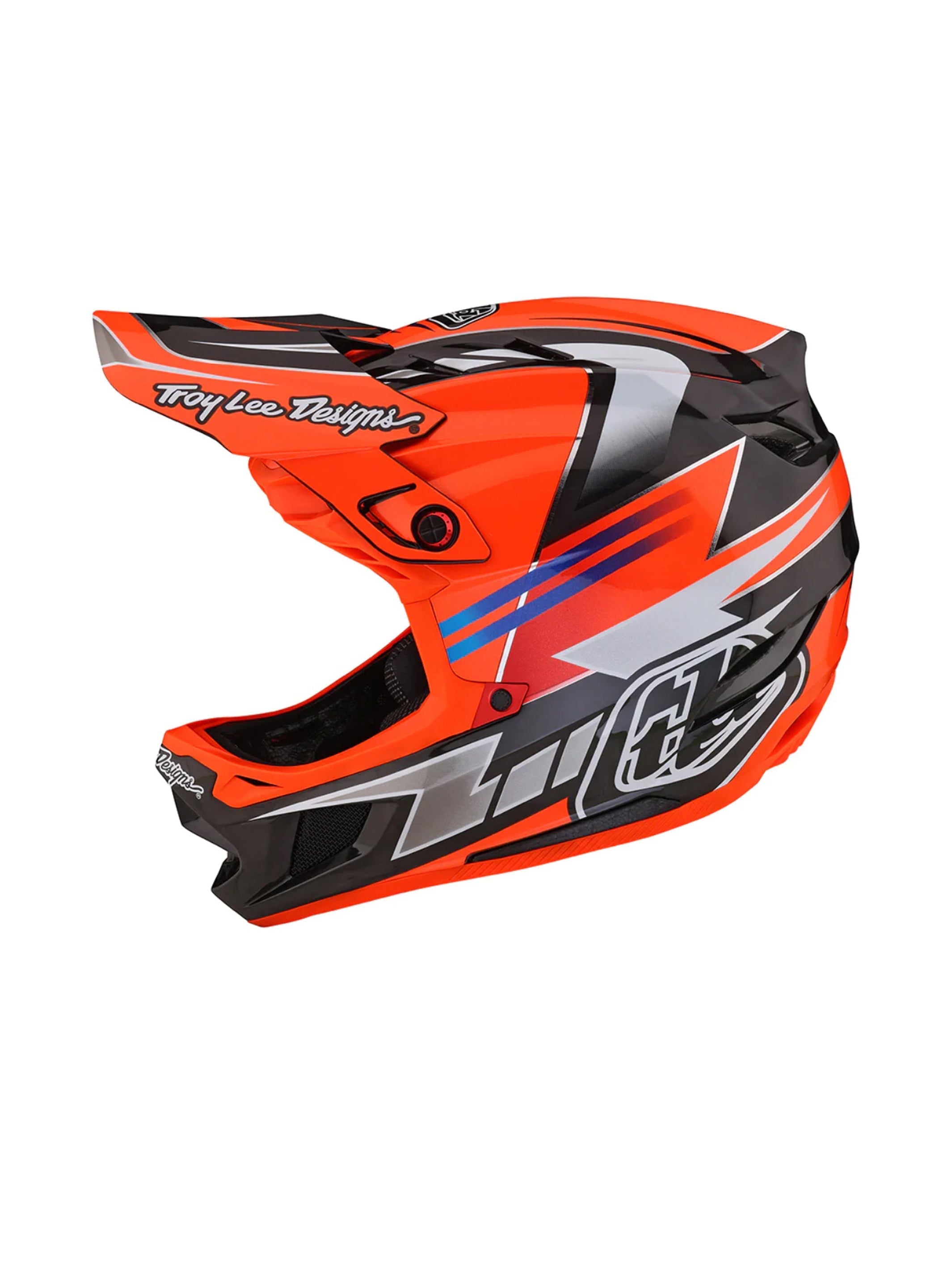 Troy Lee Designs Casco de Bicicleta D4 Carbon Saber Rojo - Rideshop