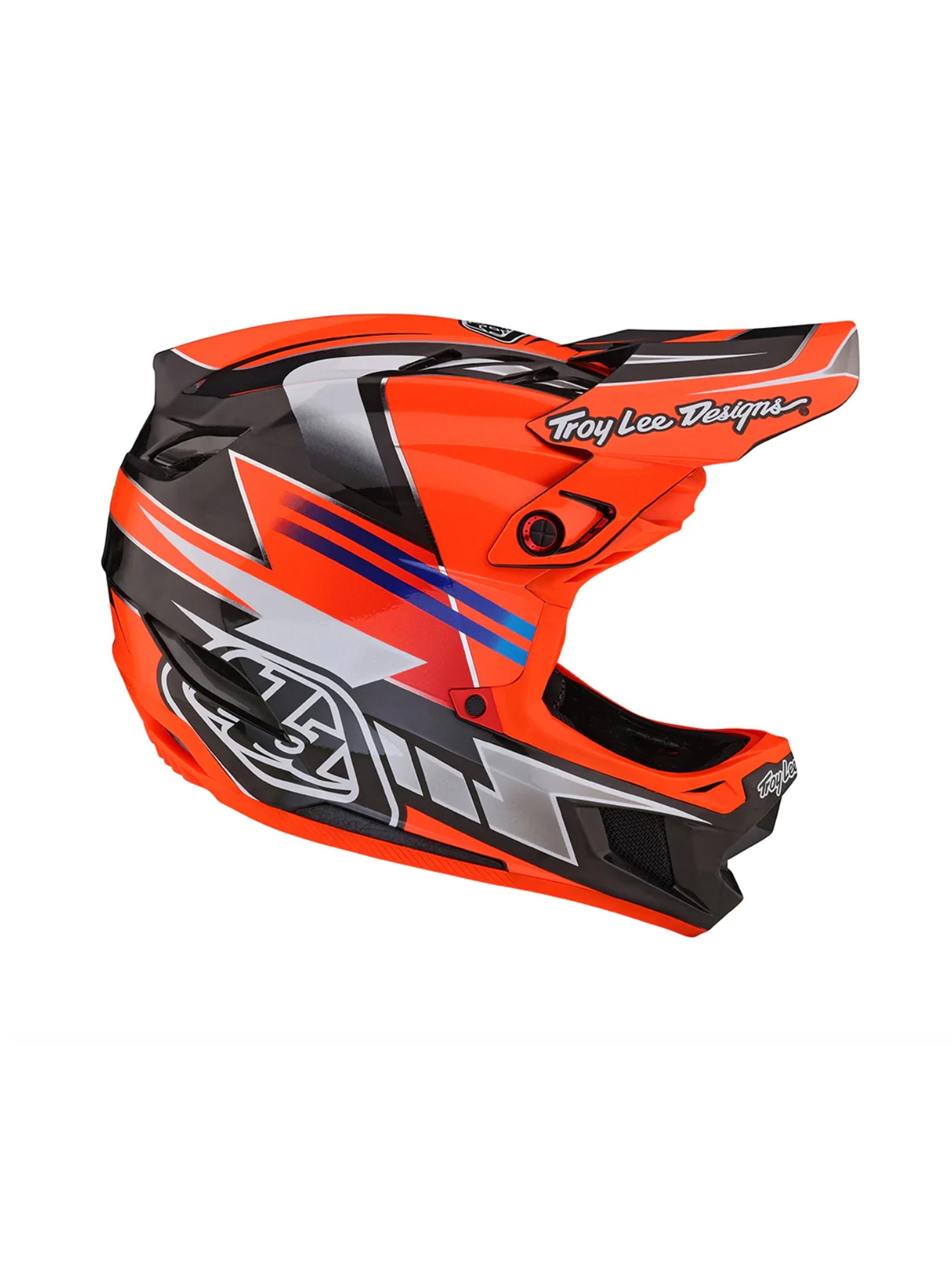 Troy Lee Designs Casco de Bicicleta D4 Carbon Saber Rojo - Rideshop