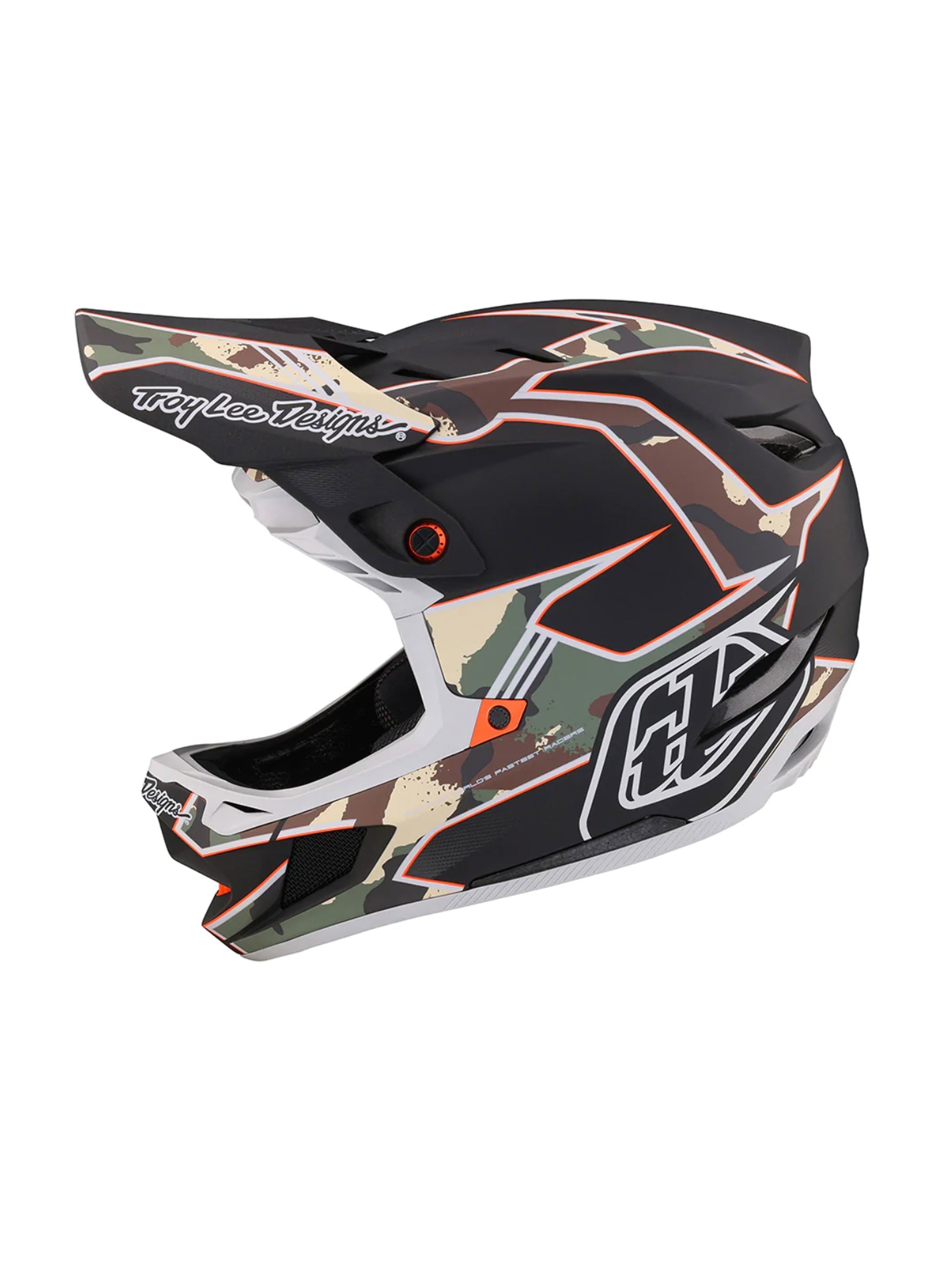 Troy Lee Designs Casco de Bicicleta D4 Composite Matrix Camo Verde - Rideshop
