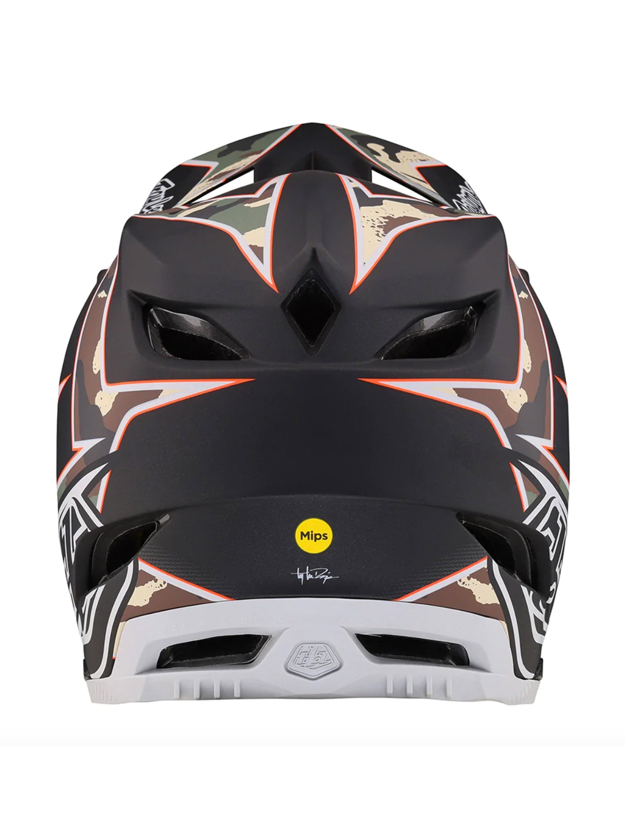 Troy Lee Designs Casco de Bicicleta D4 Composite Matrix Camo Verde - Rideshop