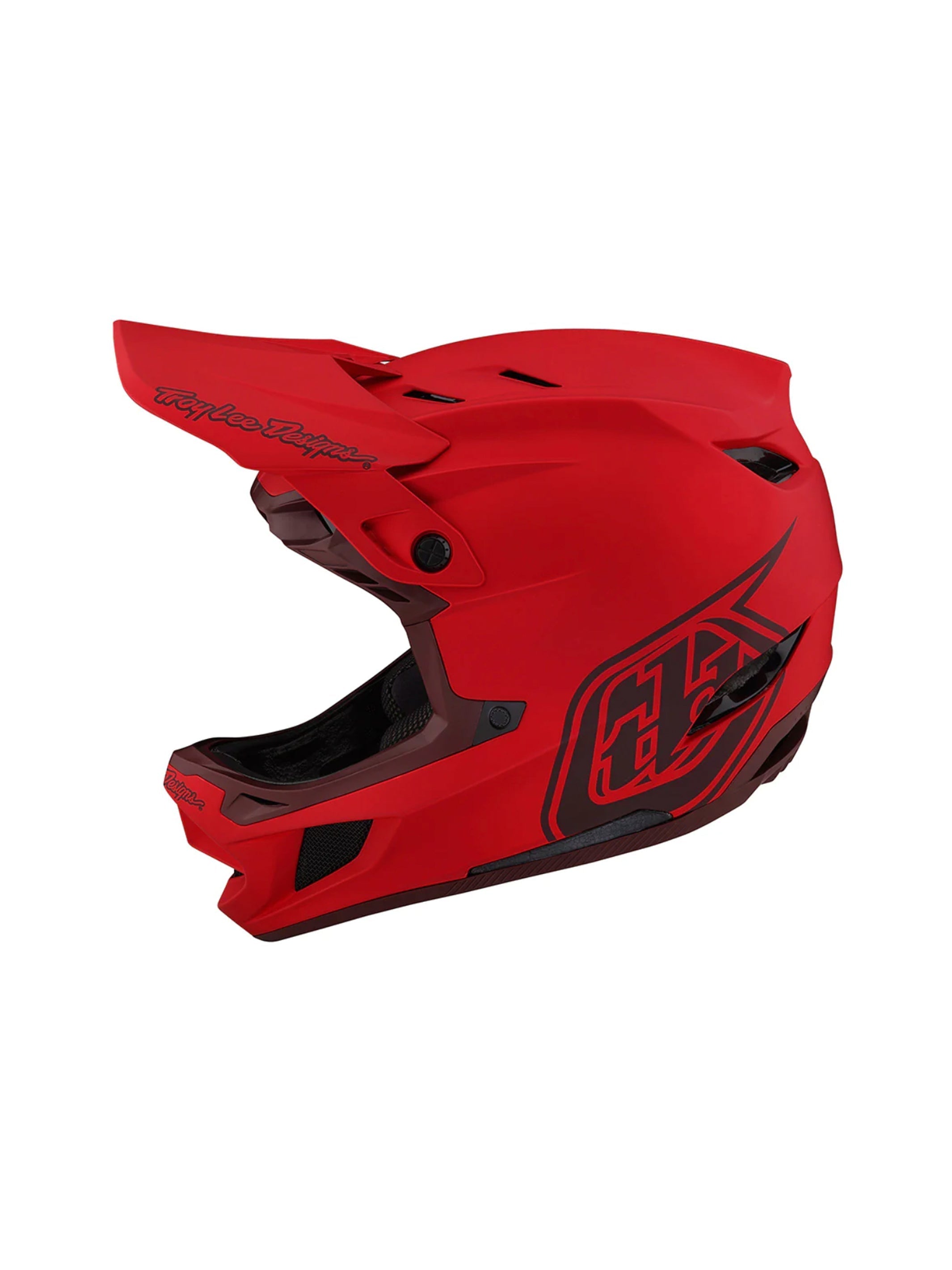 Troy Lee Designs Casco de Bicicleta D4 Composite Stealth Rojo - Rideshop