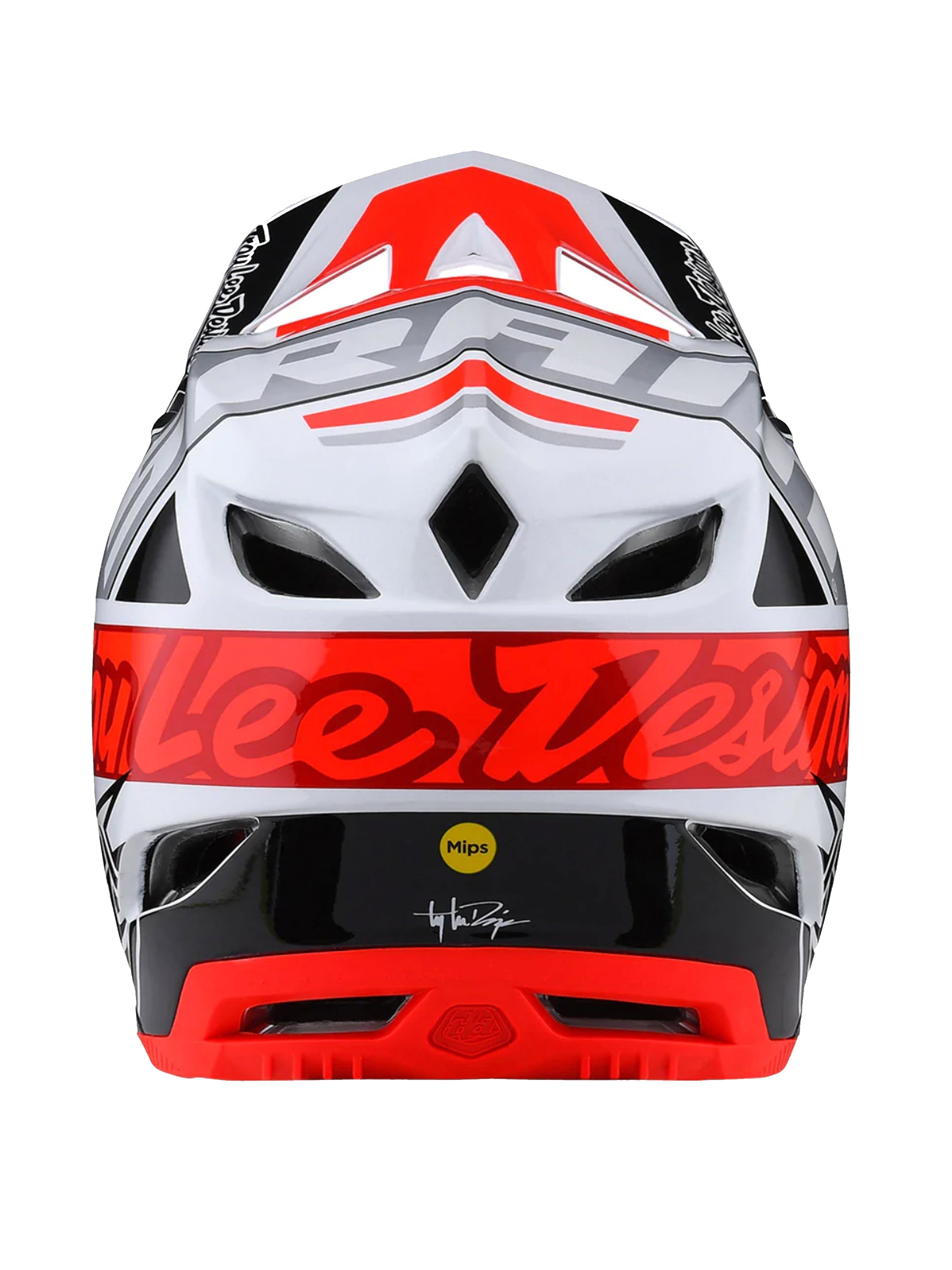Troy Lee Designs Casco D4 Composite Team Sram Blanco / Rojo - Rideshop