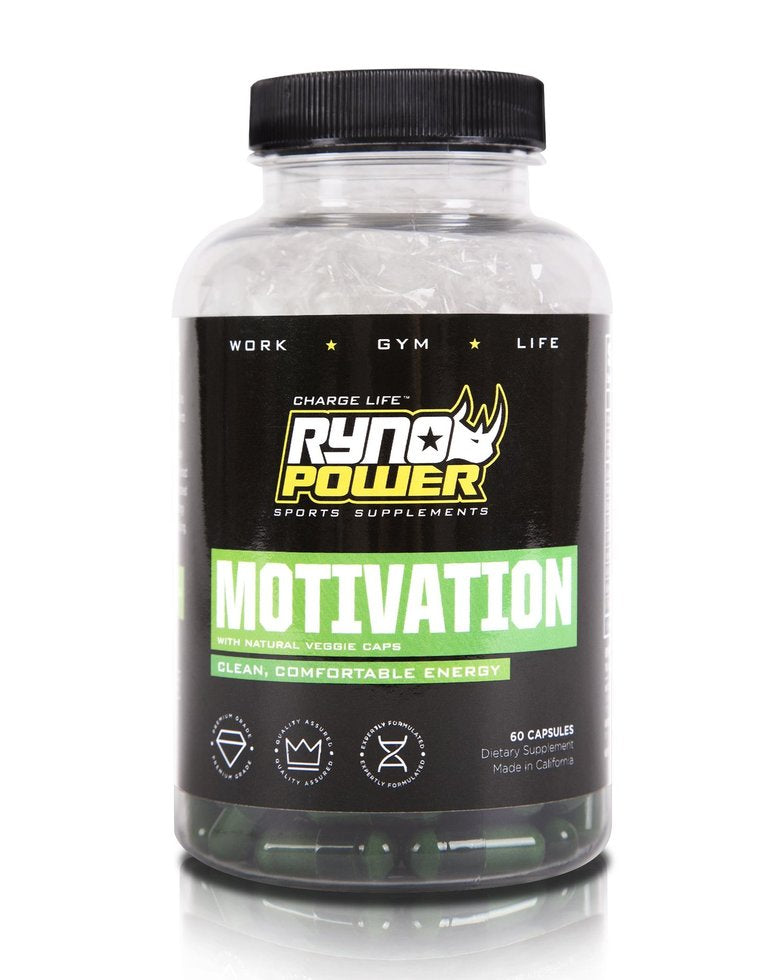 Motivation Capsules 60 unidades Ryno Power - Rideshop